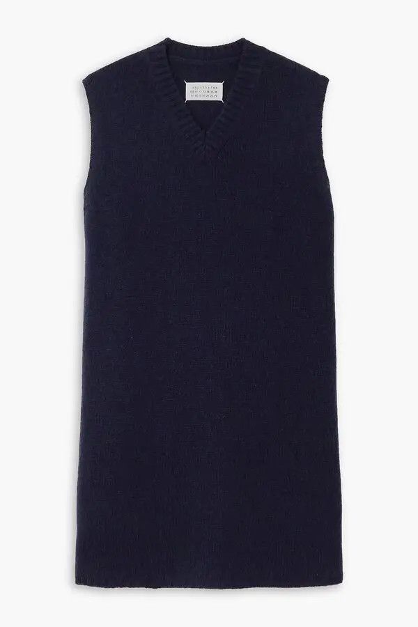 Maison Margiela o1y0625 Short Dress in Midnight Blue Size S / US 4 / IT 40 - 1 Thumbnail