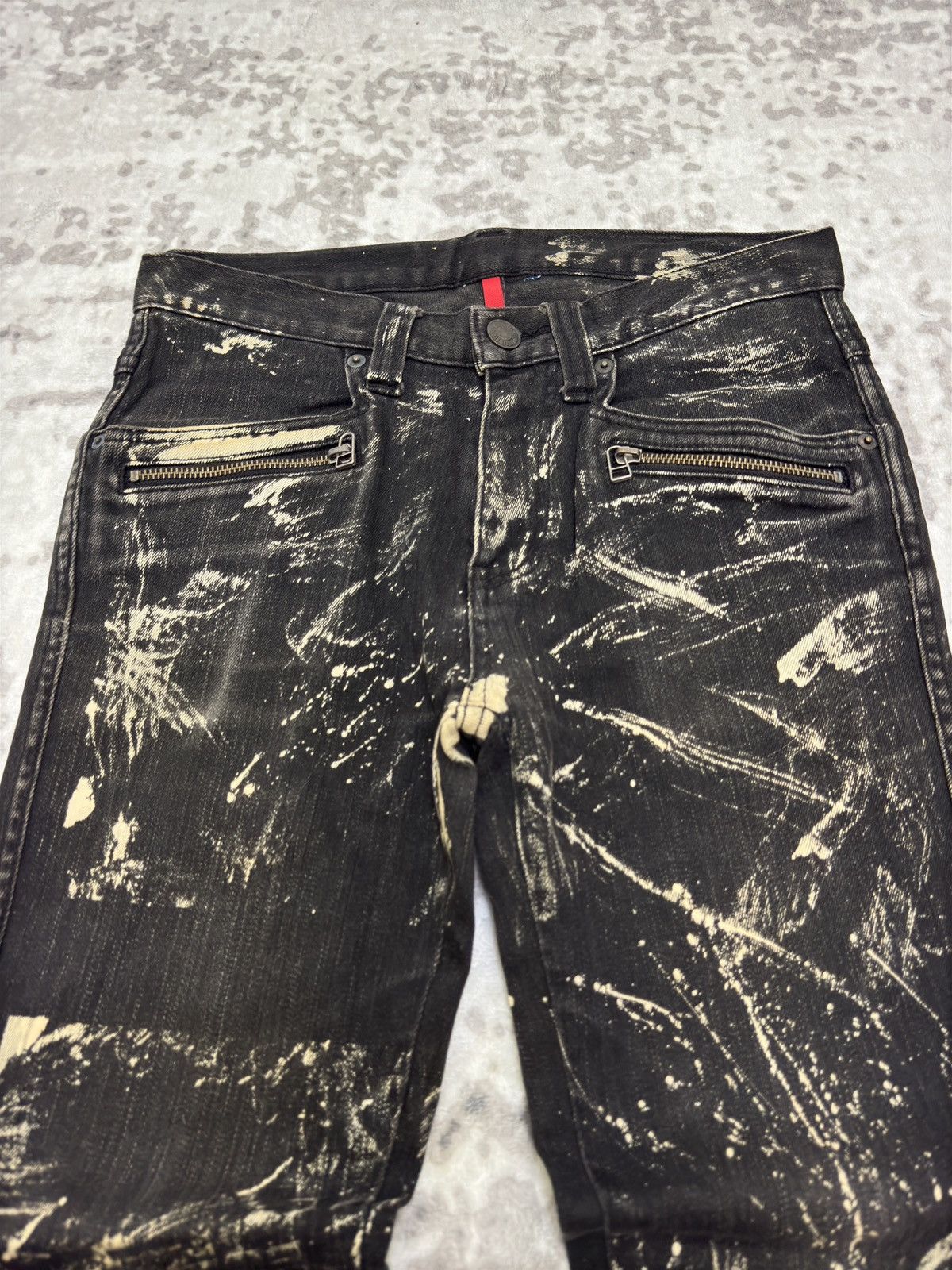 Uniqlo UNIQLO Zipper Acid Wash Jeans Size US 29 - 3 Thumbnail