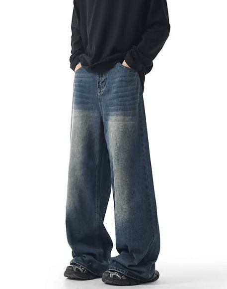 Japanese Brand × Jean Men's high street loose fashion jeans Size US 32 / EU 48 - 3 Thumbnail