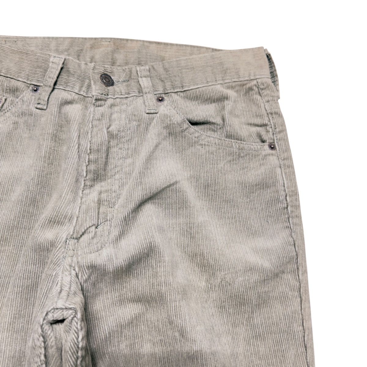 Levi's Vintage Levis 517 Green Corduroy Flare Jeans Hedi Slimane Size US 30 / EU 46 - 5 Thumbnail