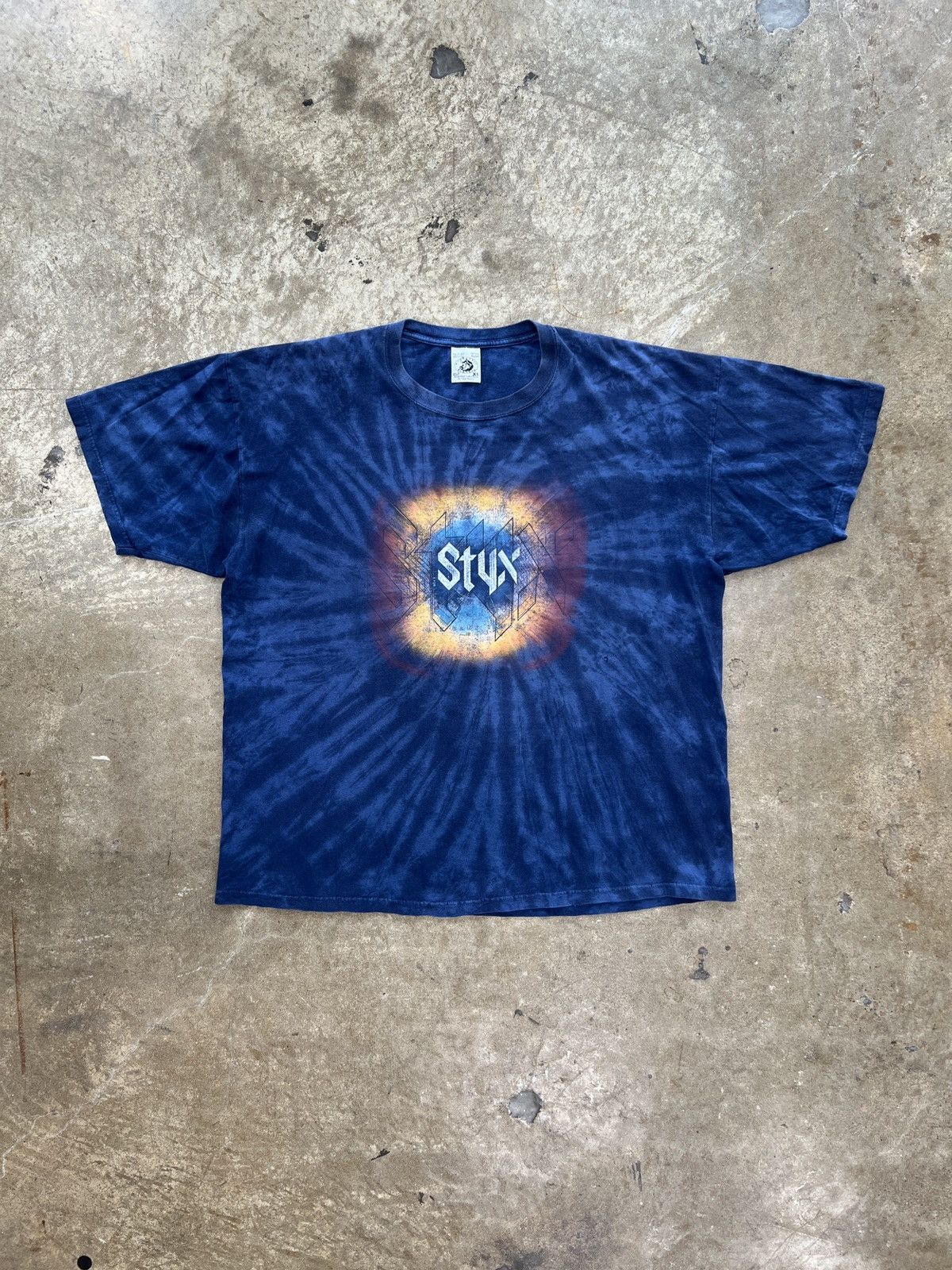 Band Tees Vintage 2005 Y2K Styx Tie Dye Tee XL Size US XL / EU 56 / 4 - 2 Thumbnail