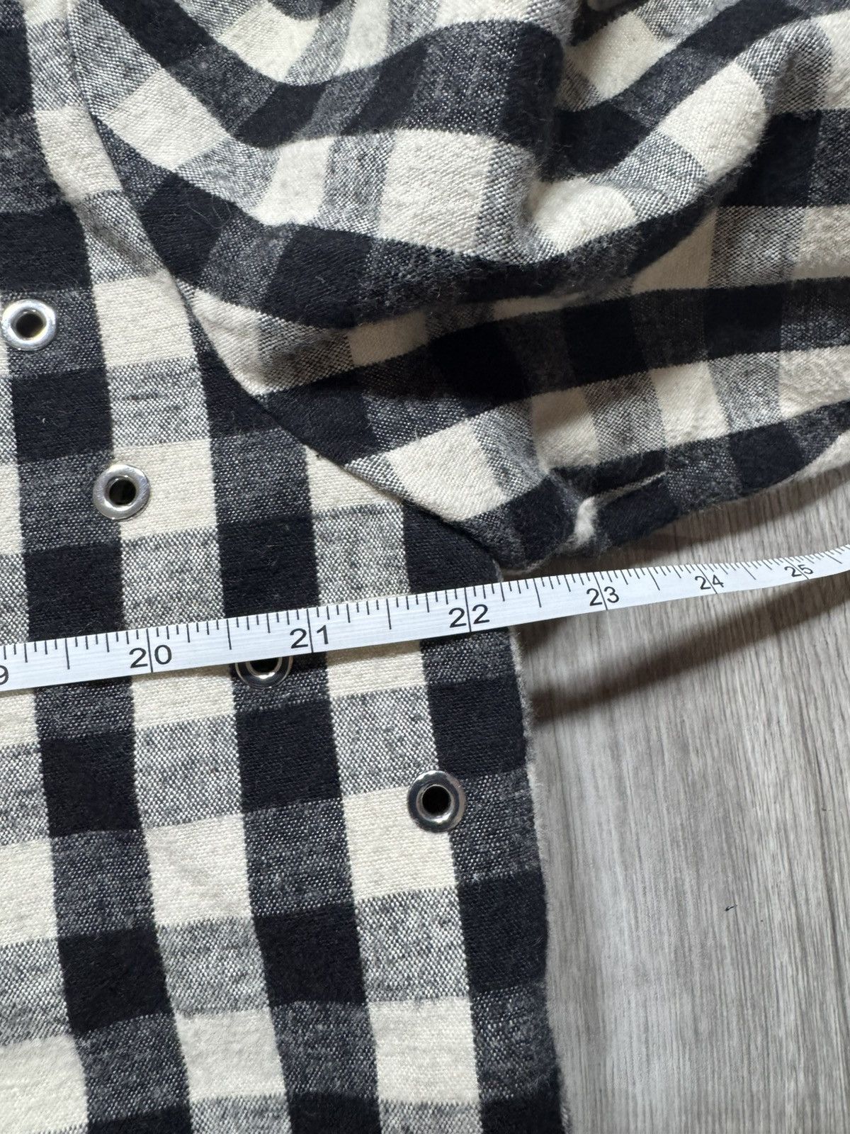Helmut Lang HELMUT LANG Oversized Gingham Check Flannel Shirt Shacket Size US M / EU 48-50 / 2 - 12 Thumbnail