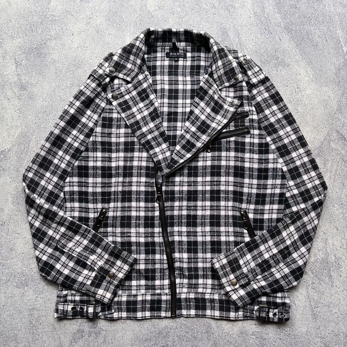 In The Attic In The Attic Bikers Jacket Plaid Ramones Style Size US M / EU 48-50 / 2 - 6 Thumbnail