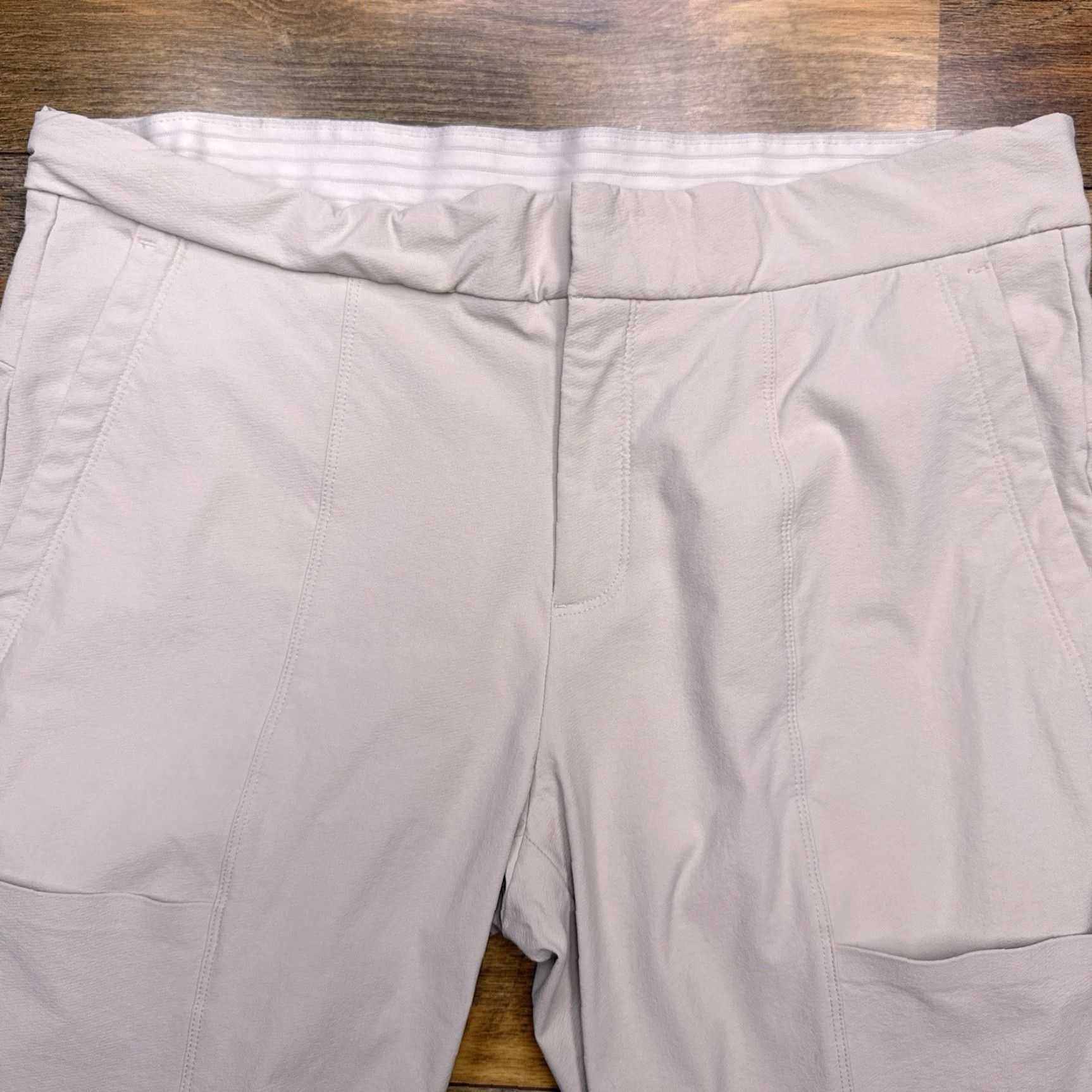 Athleta Athleta Wander Stash Skinny Pants Womens 12 Tan Mid Rise Stretch Size 34" / US 12 / IT 48 - 3 Thumbnail