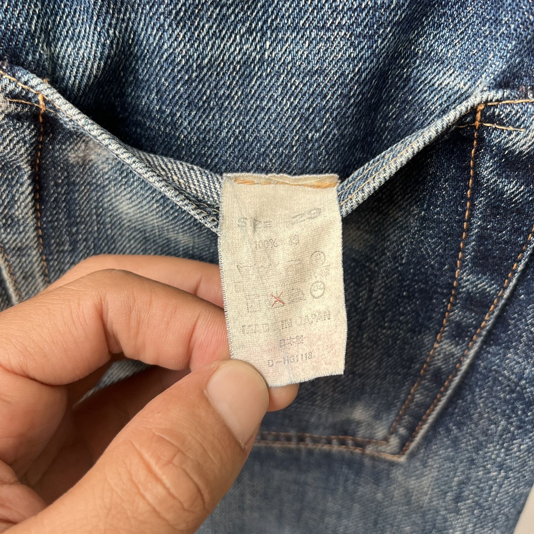 Levi's Size 28x28.5 Vintage 90's Denime Big E Japan Denim S1499 Size US 28 / EU 44 - 15 Thumbnail