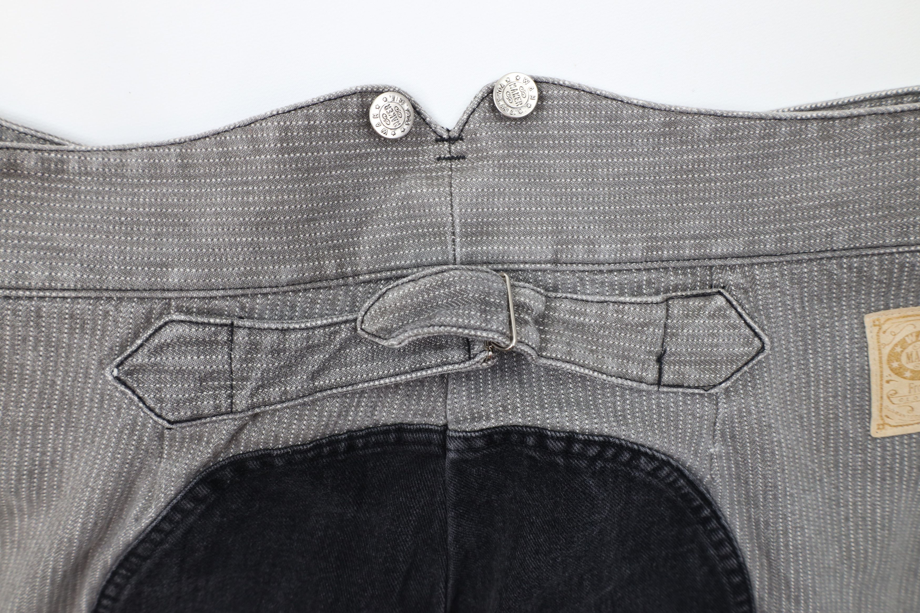 Vintage Vintage 90s Button Fly Buckle Back Wide Leg Jeans USA Size US 40 / EU 56 - 15 Thumbnail