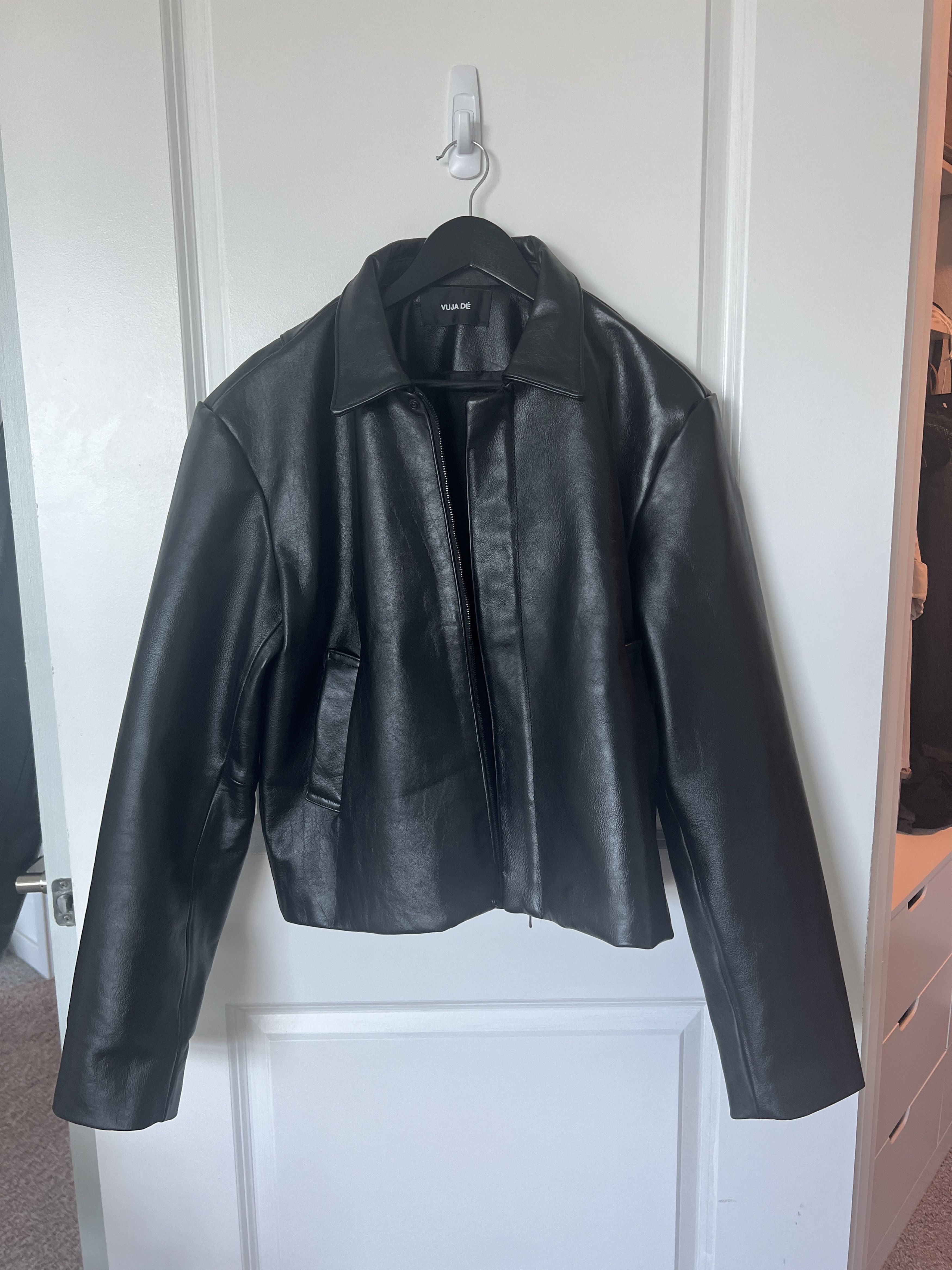 Vuja De Vuja De Leather Jacket | Grailed