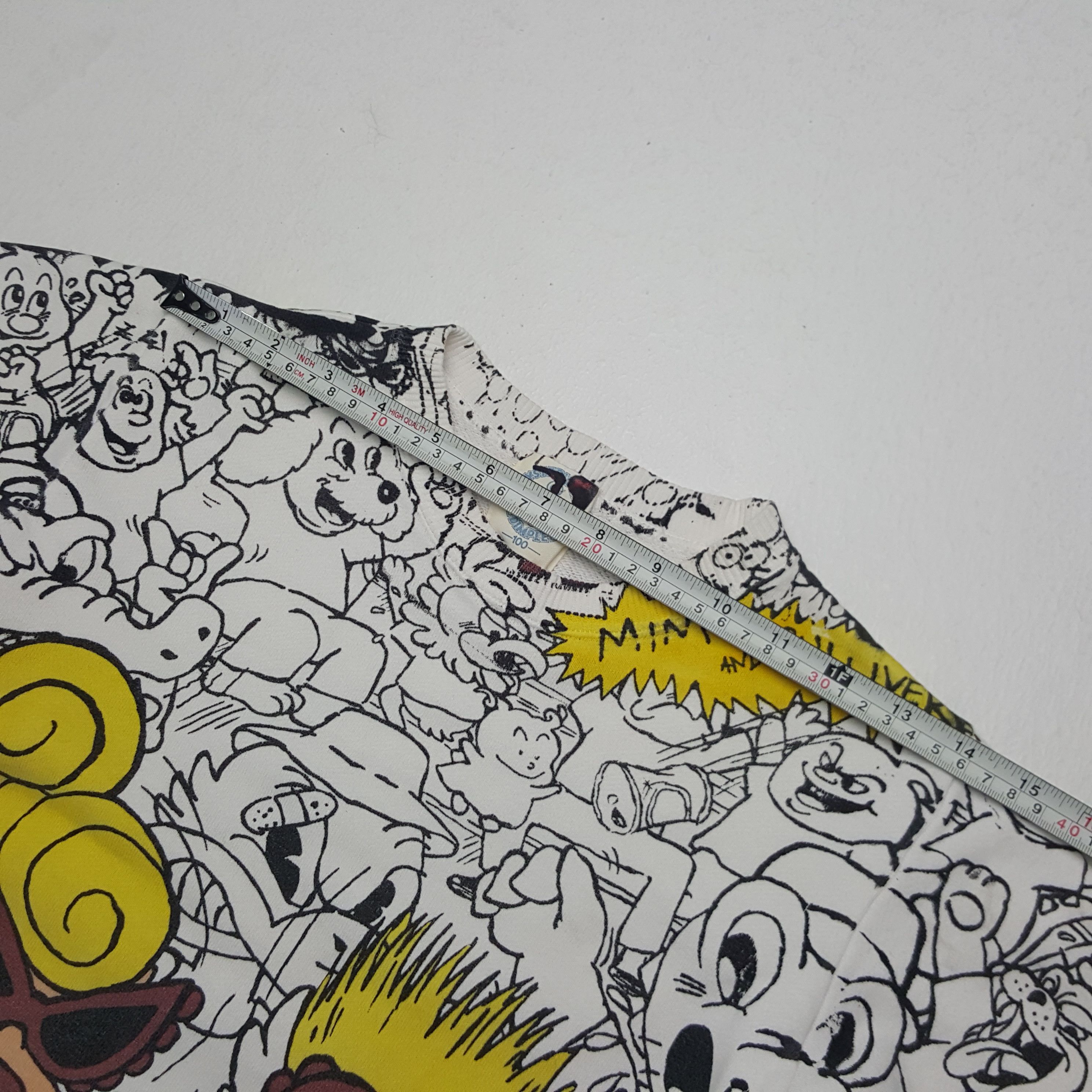 Hysteric Glamour × Japanese Brand × Vintage Vintage Hysteric Glamour Japanese Cartoon Fullprint Tshirt Size US XS / EU 42 / 0 - 6 Thumbnail