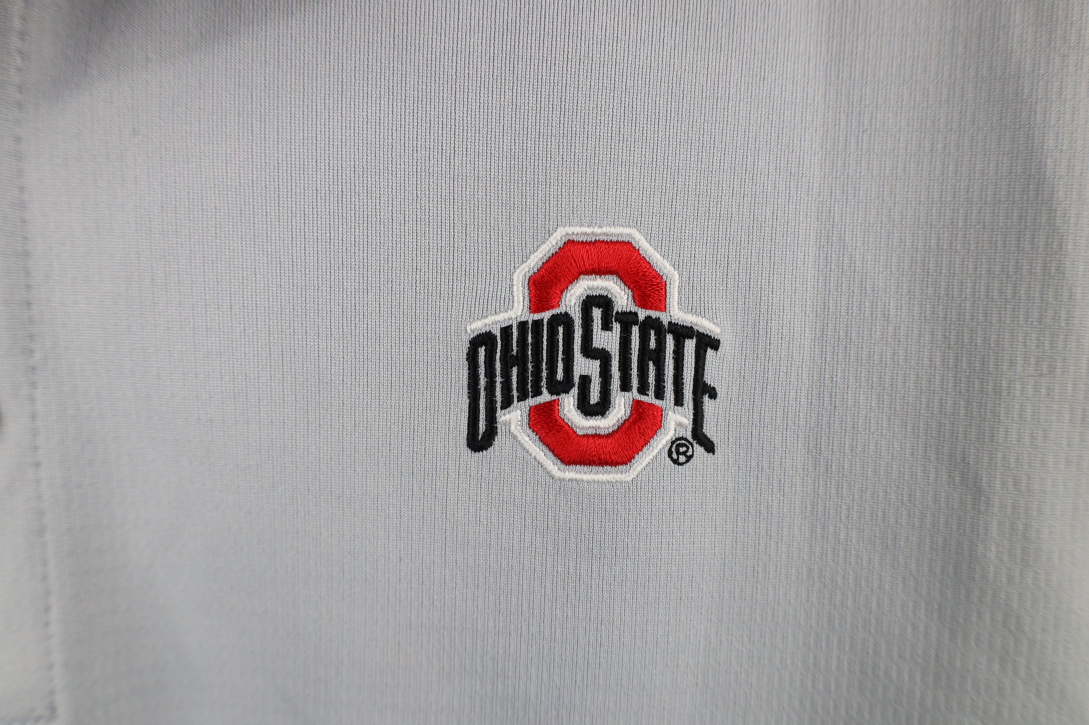 Nike × Vintage Nike Ohio State University Football Collared Golf Polo Shirt Size US L / EU 52-54 / 3 - 4 Thumbnail