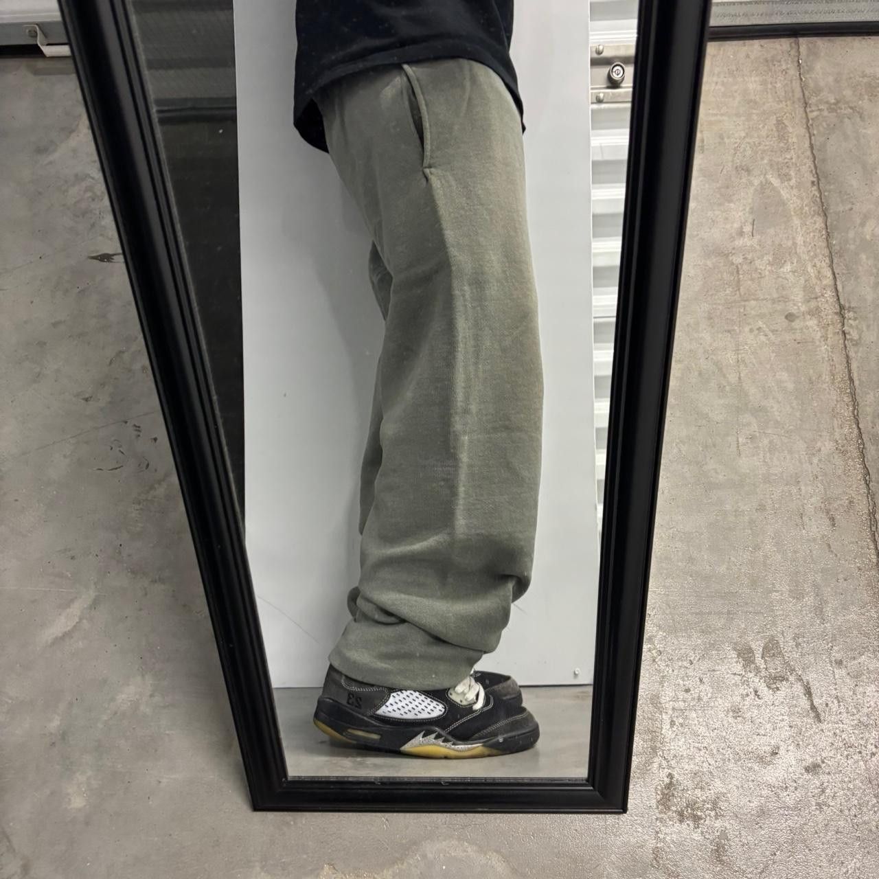 Vintage Crazy Vintage 90s Faded Grey Streetwear Skater Essential Sweatpants! Fits M Size US 32 / EU 48 - 2 Thumbnail
