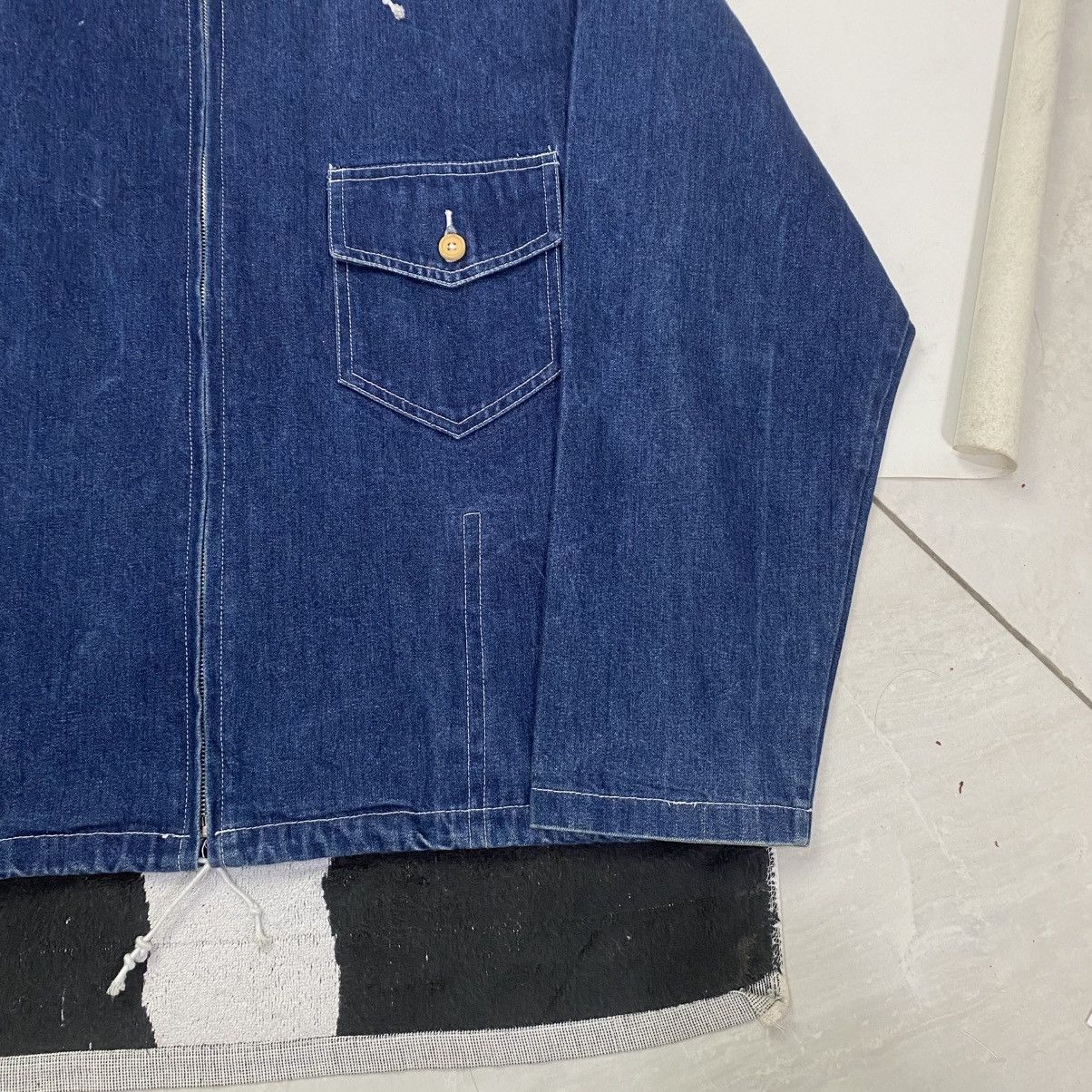 Issey Miyake 1990s style other jacket - boxy fit jeans jacket Size US S / EU 44-46 / 1 - 5 Thumbnail