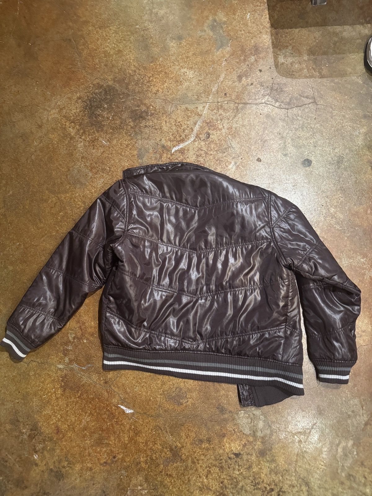 Converse 90s Vintage Converse quilted Bomber Puffer jacket Size US L / EU 52-54 / 3 - 2 Thumbnail