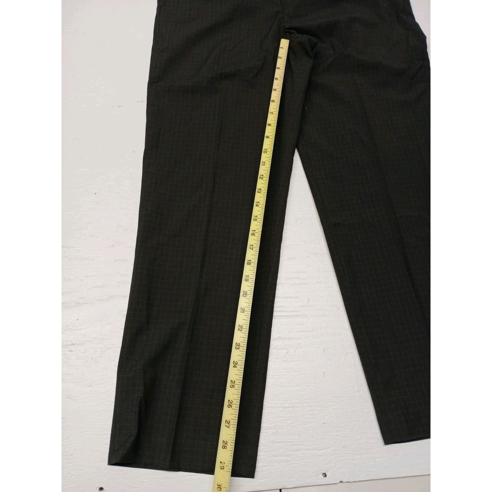 Roundtree & Yorke Roundtree & Yorke (34x30) Easy Care Striped Dress Slacks Size US 34 / EU 50 - 3 Thumbnail