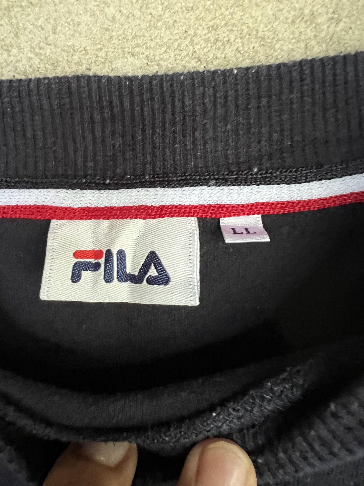 Fila × Vintage Vintage Fila Small Logo Sweatshirt Size US L / EU 52-54 / 3 - 4 Thumbnail