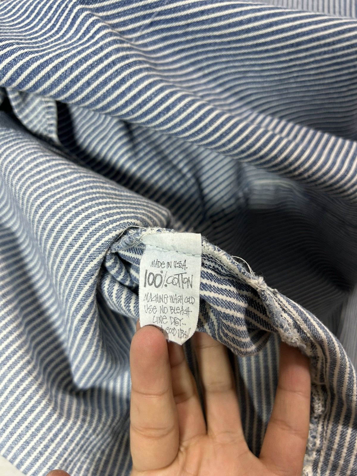 Stussy STUSSY DENIM SHIRT 1980’s RARE Size US M / EU 48-50 / 2 - 6 Thumbnail