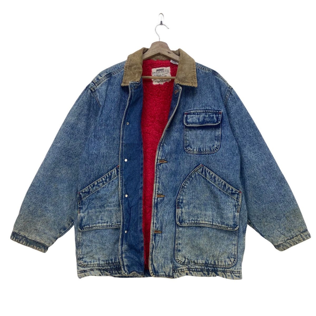 Johnbull Vintage Johnbull Worker Sherpa Lining Denim Barn Jacket Size US M / EU 48-50 / 2 - 3 Thumbnail