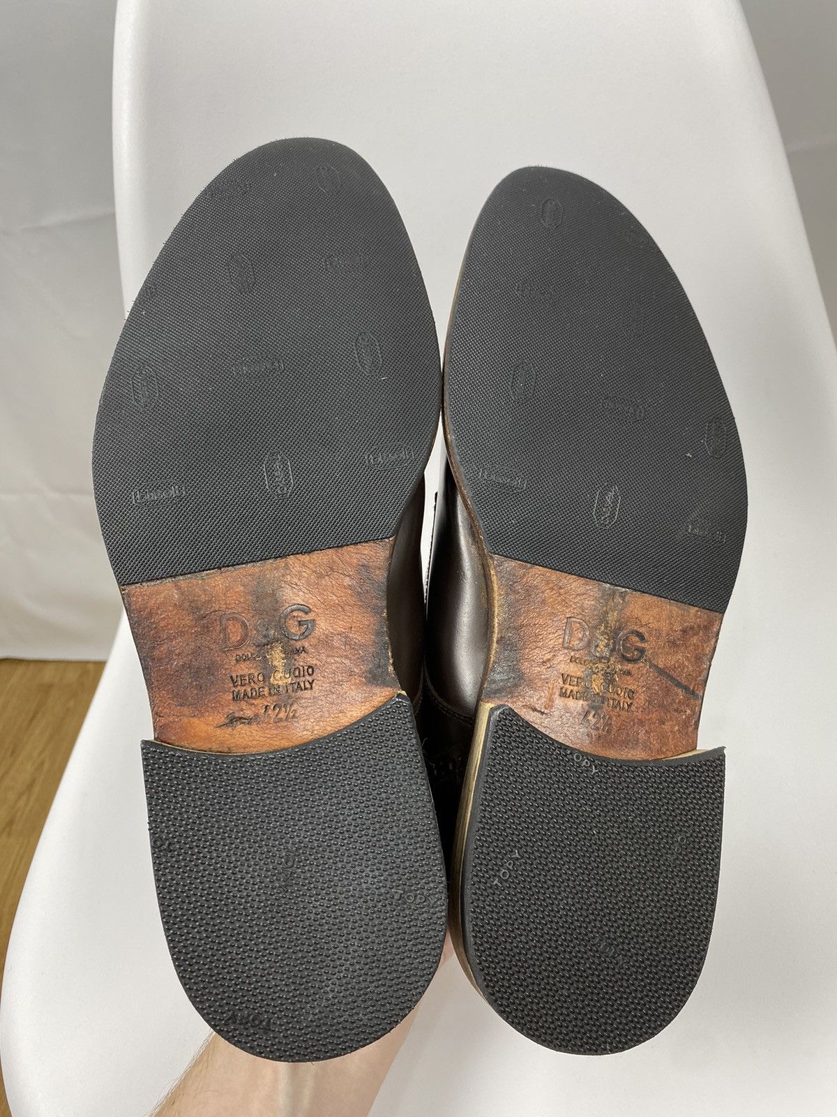 Dolce & Gabbana Dolce & Gabbana Vintage Leather Oxford Brogues size 42,5 Size US 9.5 / EU 42-43 - 7 Thumbnail