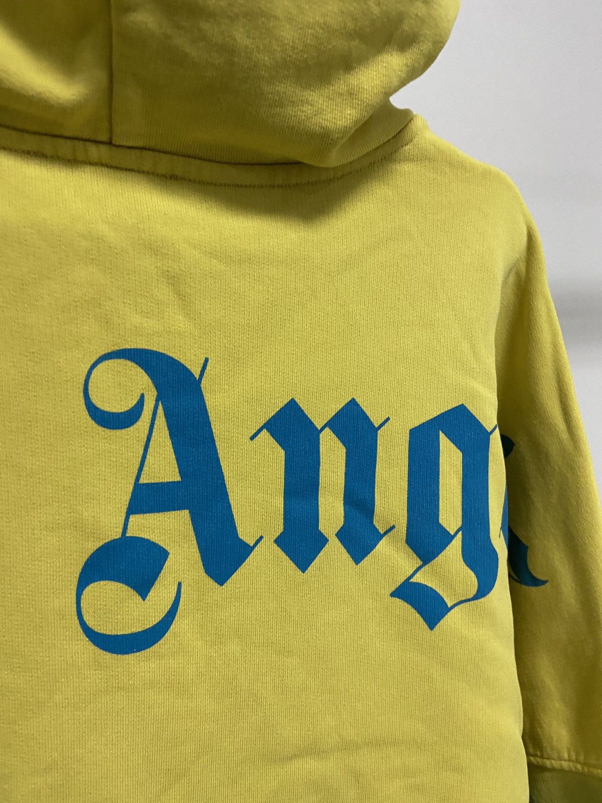 Palm Angels × Vintage Palm angels hoodie big logo yellow vintage Size US L / EU 52-54 / 3 - 4 Thumbnail
