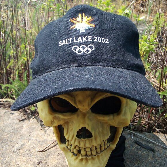 Vintage Vintage Winter Olympics Salt Lake City 2002 Snap Hat Cap Size ONE SIZE - 2 Thumbnail