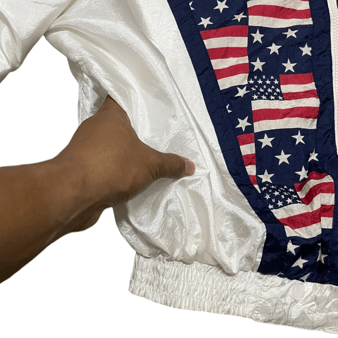 Japanese Brand Vintage Lavon USA Flag Light Jacket Size US L / EU 52-54 / 3 - 5 Thumbnail