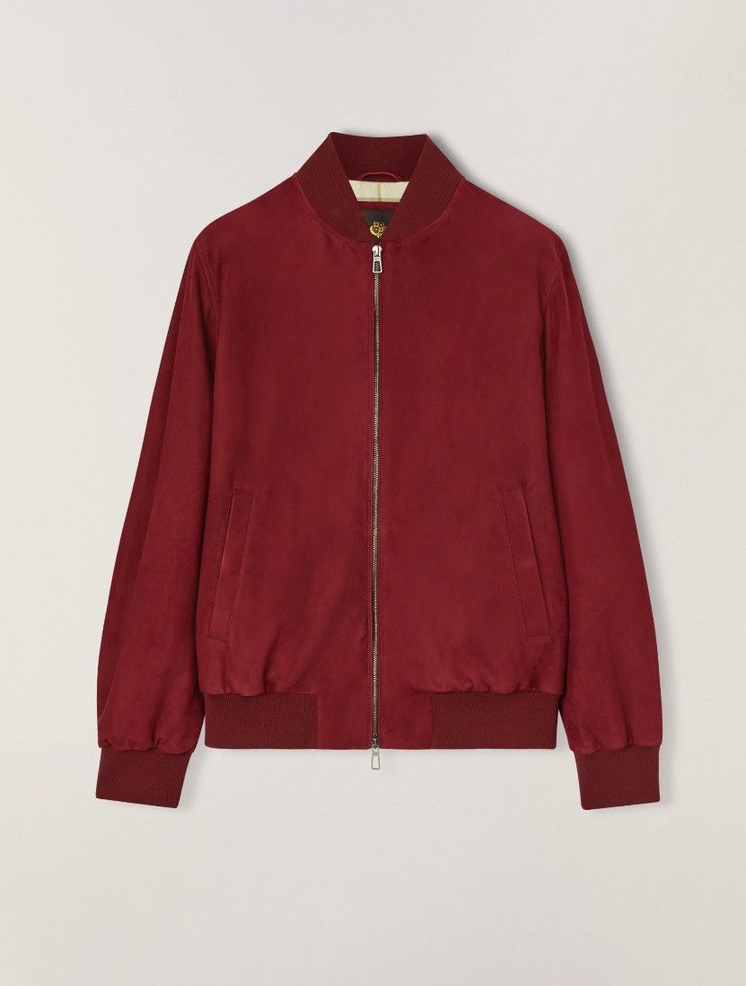 Loro Piana o1srvl11e1224 Lp Ivy Bomber Jacket in Burgundy Size US L / EU 52-54 / 3 - 1 Preview