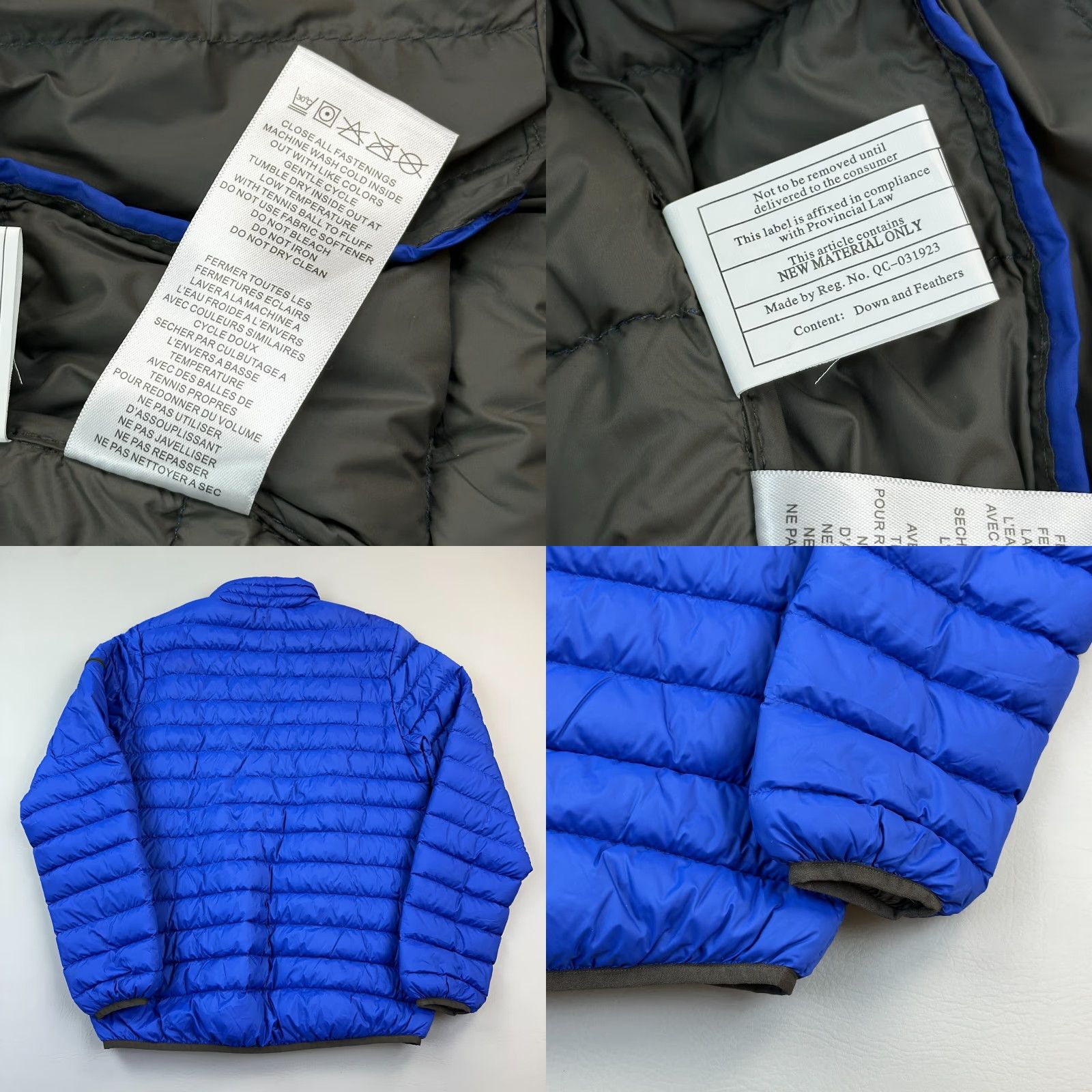 Primark Trimark Whistler Jacket Mens Small Blue Lightweight Quilted Down Puffer Casual Size US S / EU 44-46 / 1 - 8 Thumbnail