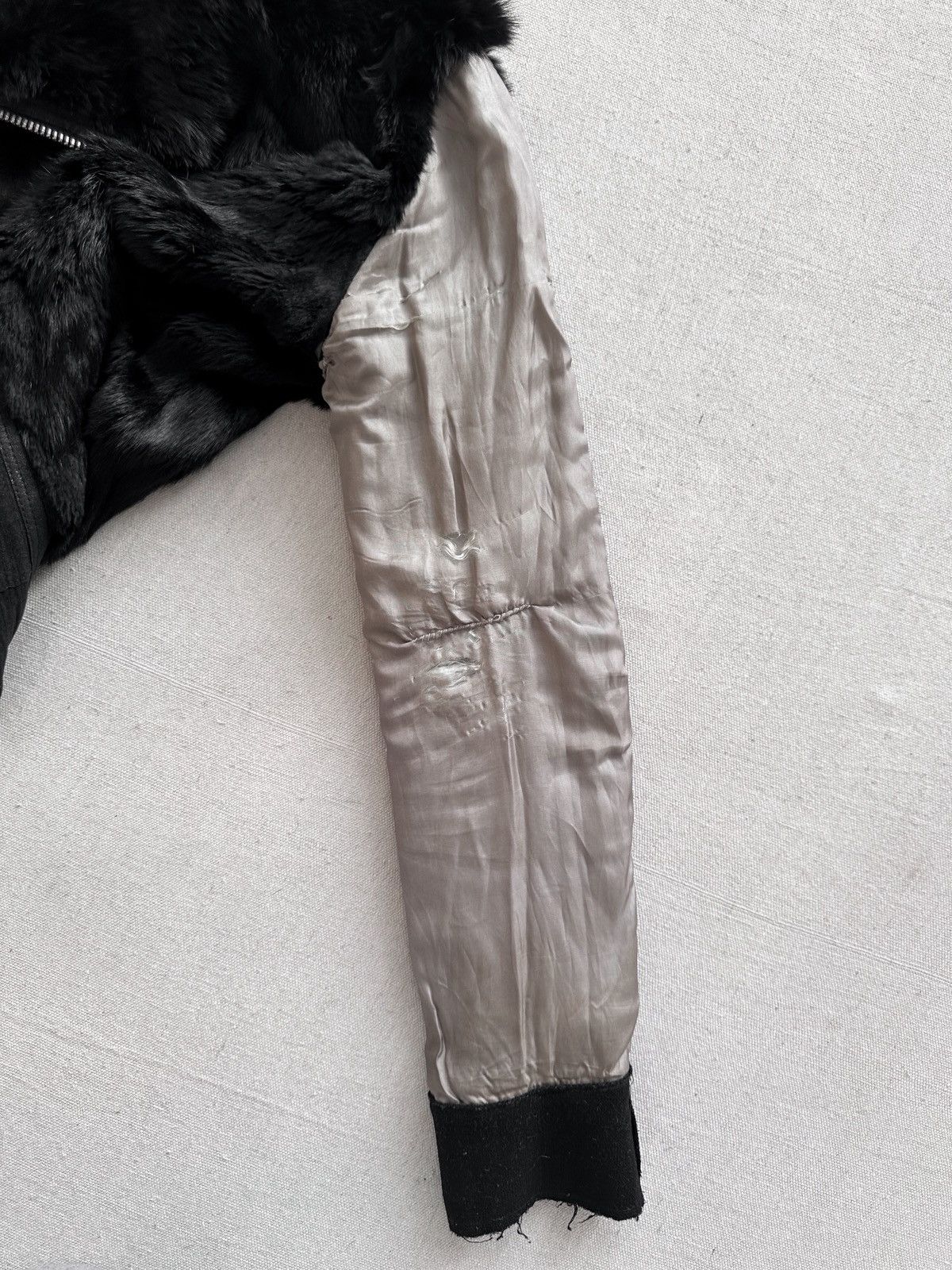 10sei0otto 10sei0otto Rabbit Fur Lamb Leather Gimp Scar Stitch Rider Size US S / EU 44-46 / 1 - 19 Thumbnail