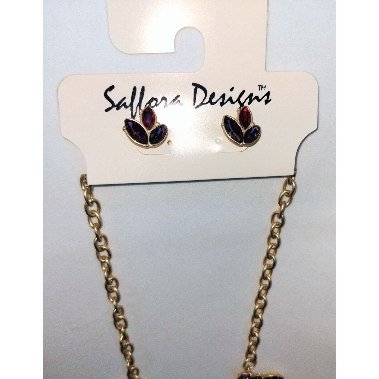 Other Saffora Designs Statement Necklace Pierced Earring Jewelry Size ONE SIZE - 10 Thumbnail