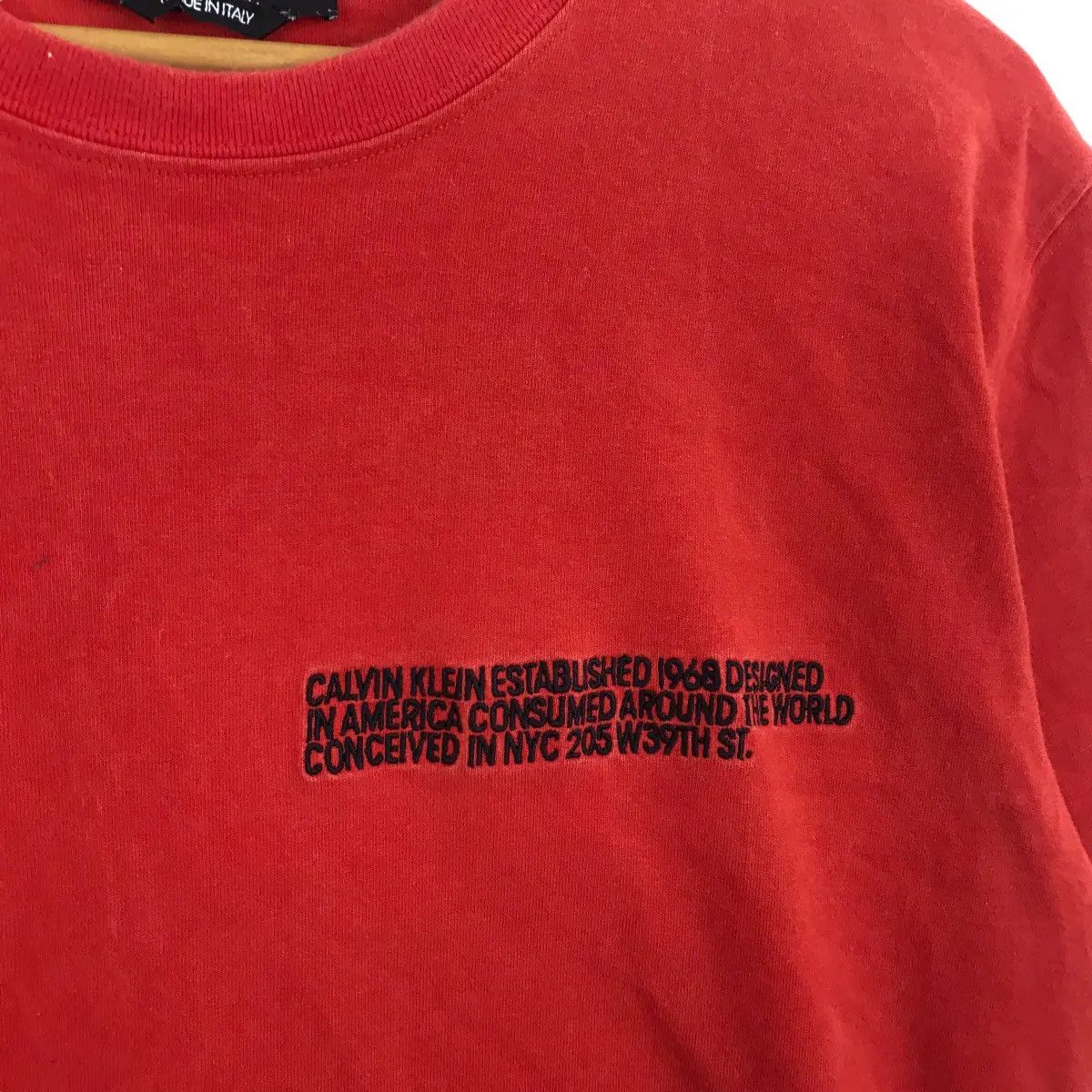 Calvin Klein × Raf Simons RAF SIMONS x Calvin Klein 205W39NYC Logo Baggy Tee Shirt Size US M / EU 48-50 / 2 - 4 Thumbnail