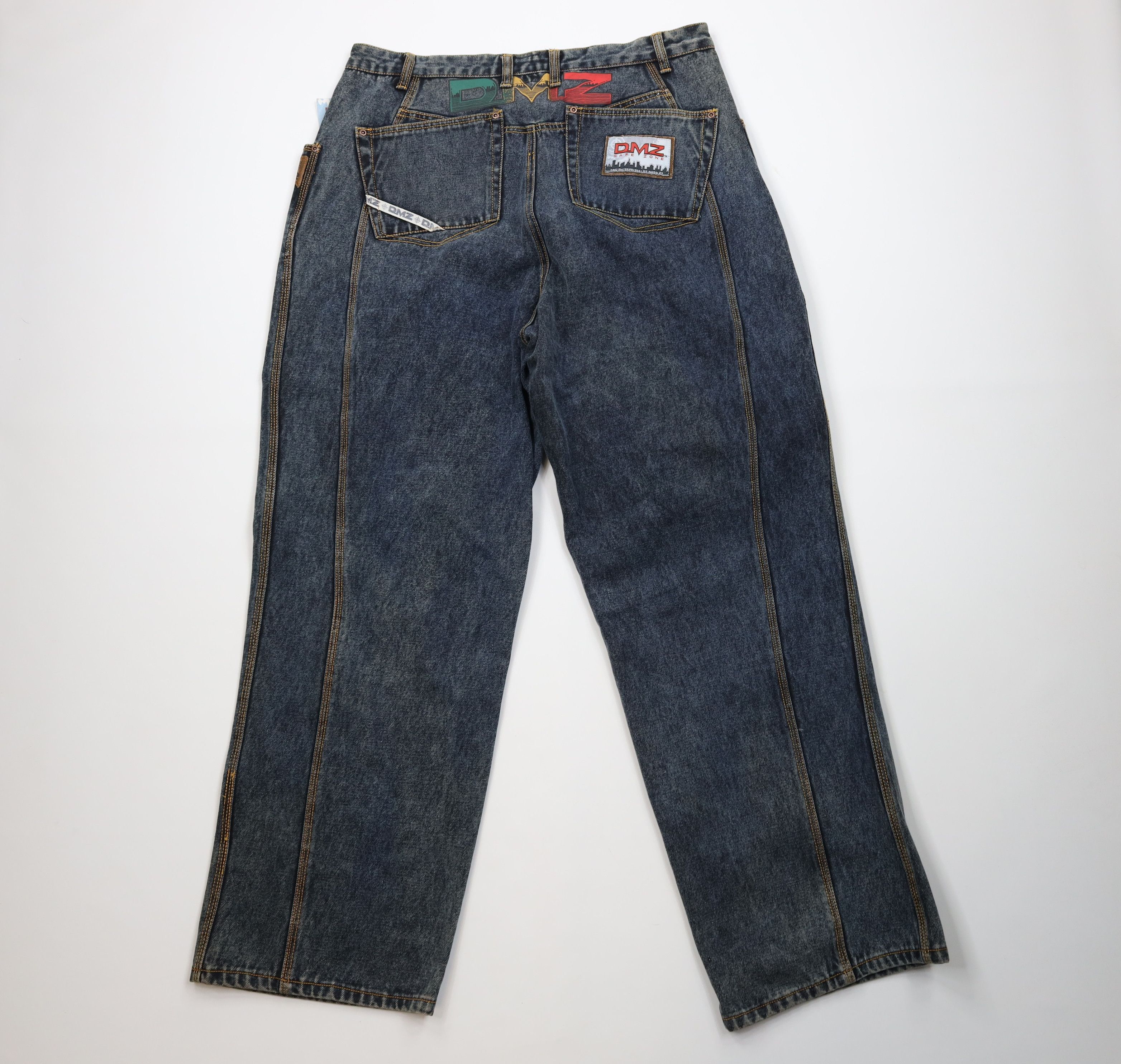 Vintage Deadstock Vintage 90s Streetwear Super Baggy Wide Leg Jeans Size US 40 / EU 56 - 12 Thumbnail