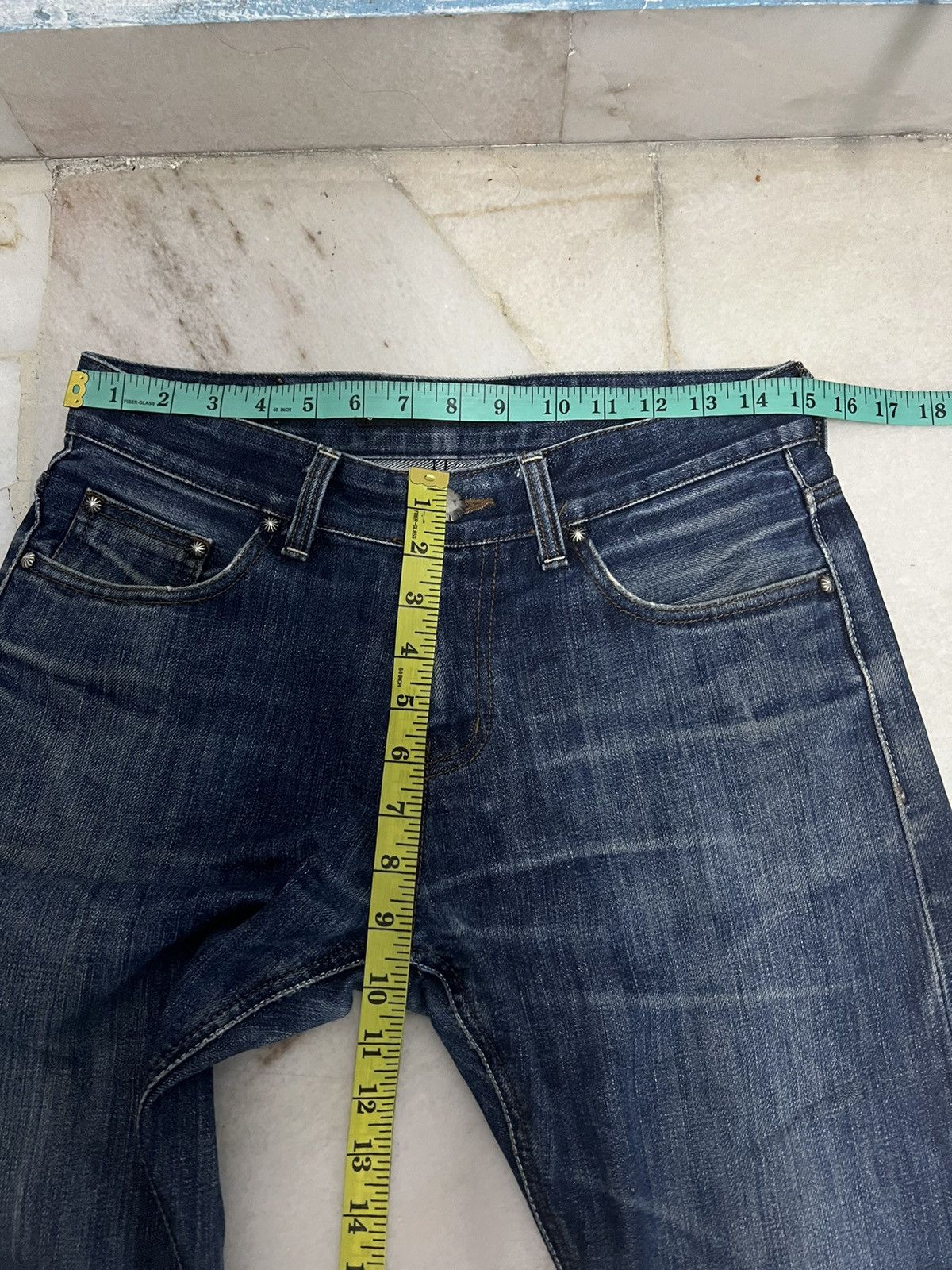 Japanese Brand VTG LAGUST DISTRESSED SELVEDGE JEANS VERY RARE Size US 30 / EU 46 - 12 Thumbnail