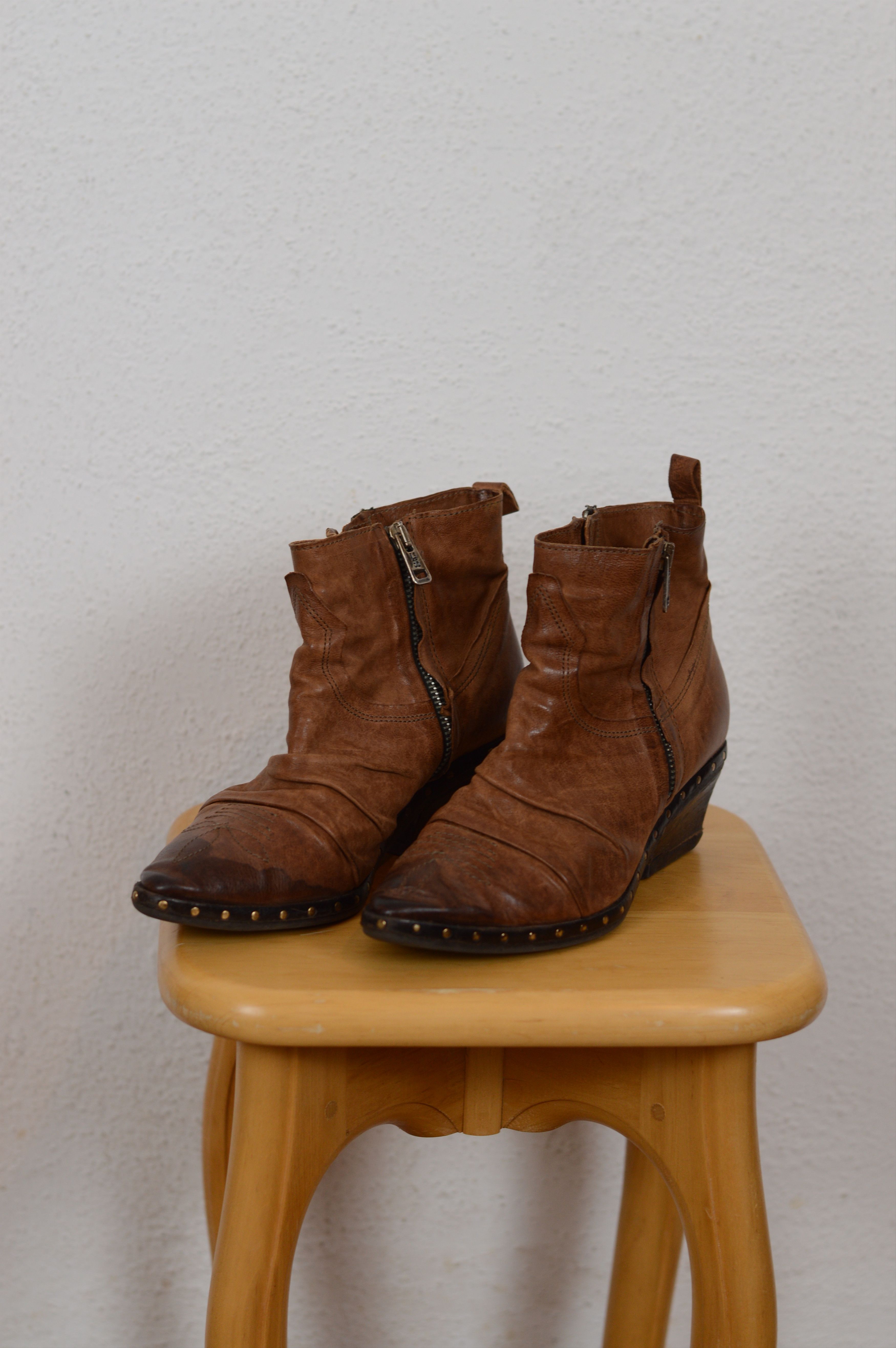 A.S.98 AS 98 Aisrtep Ankle Boots Size US 7 / IT 37 - 1 Thumbnail