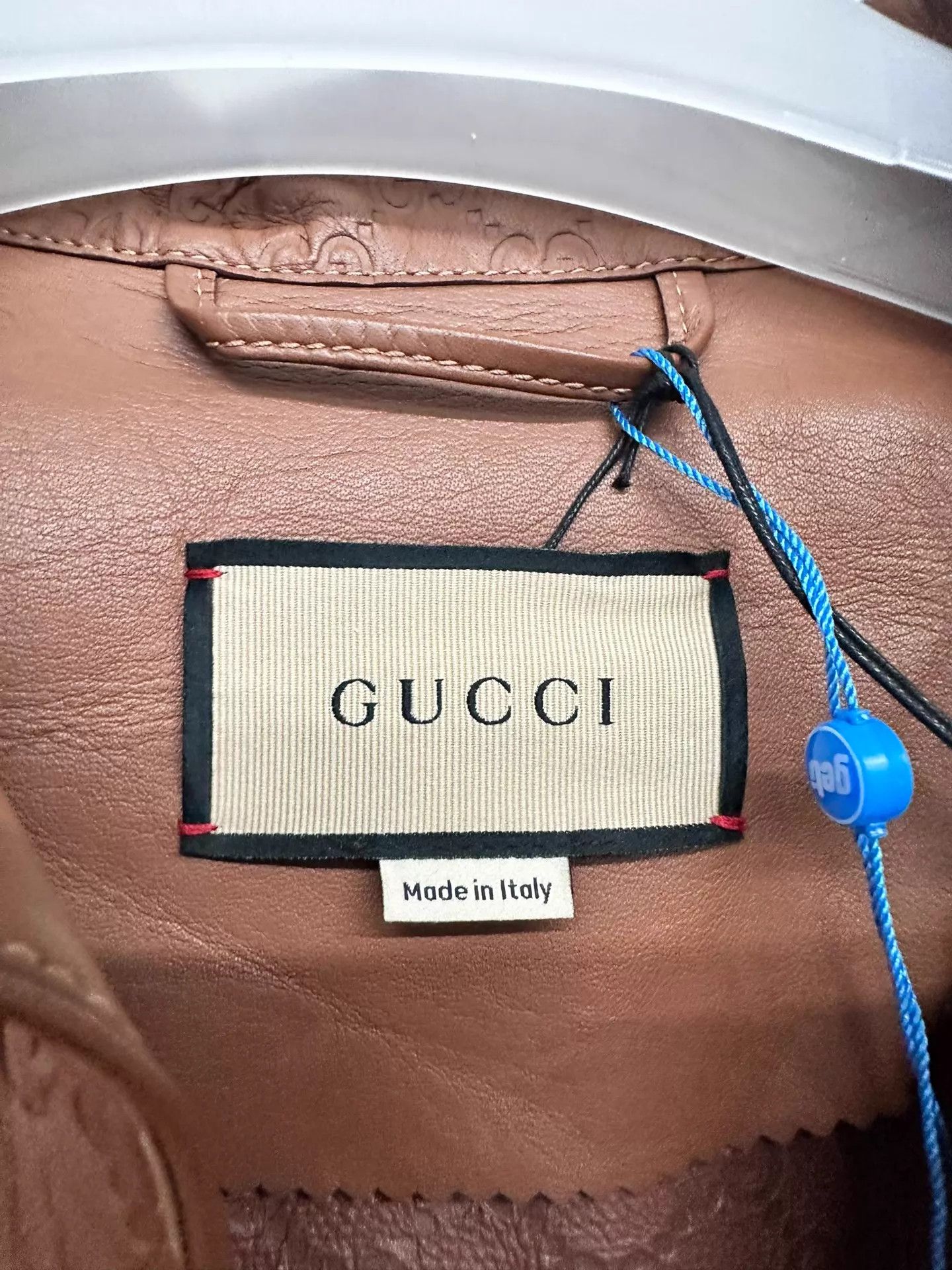 Gucci Gucci printed leather jacket 46 new with tags Size US S / EU 44-46 / 1 - 5 Thumbnail