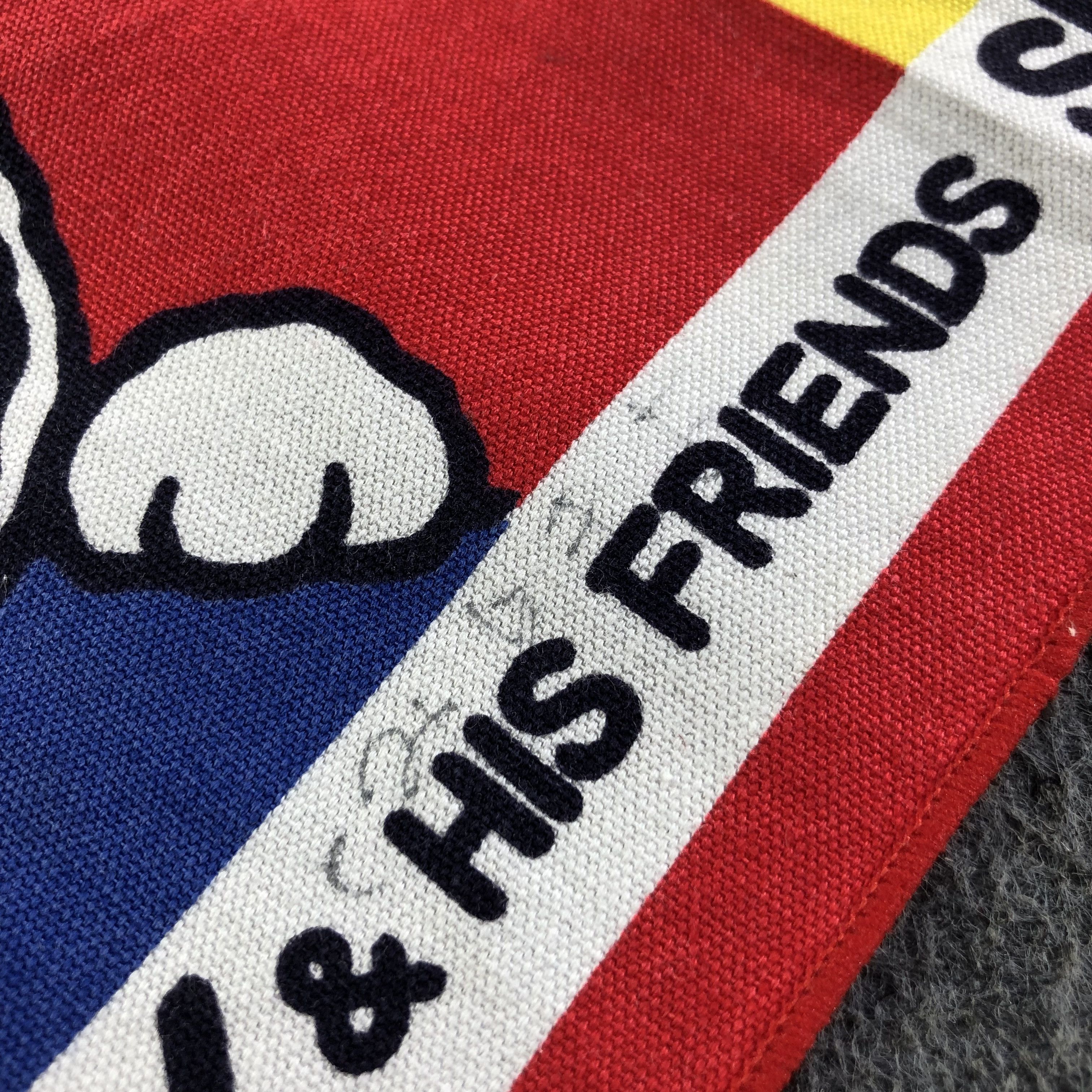 Peanuts × Vintage Snoopy Handkerchief Neckerchief Bandana H2312 Size ONE SIZE - 6 Thumbnail
