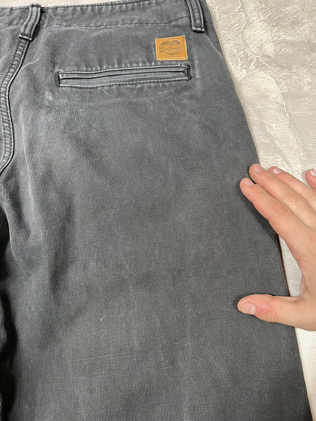 Carhartt × Vintage Vintage Carhartt Distressed Y2k Loyalty Pants Heavy Coton Size US 33 - 3 Thumbnail