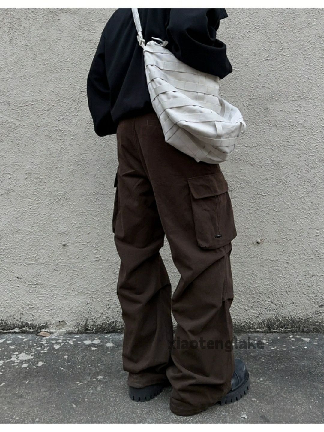 Designer × Japanese Brand × Vintage washed faded utility loose baggy pleated cargo pants Size US 30 / EU 46 - 7 Thumbnail