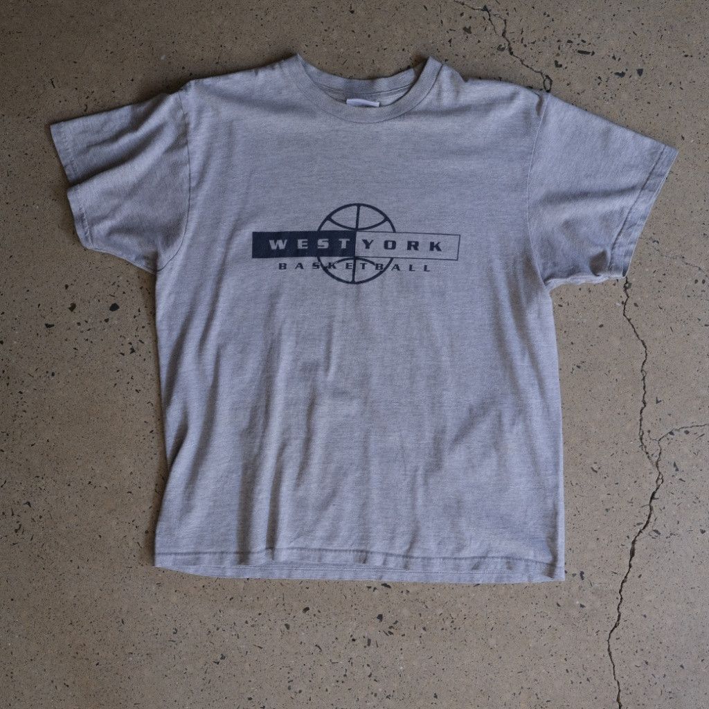 Nike Nike Gray Cotton Basketball T-Shirt Medium Size US M / EU 48-50 / 2 - 1 Thumbnail