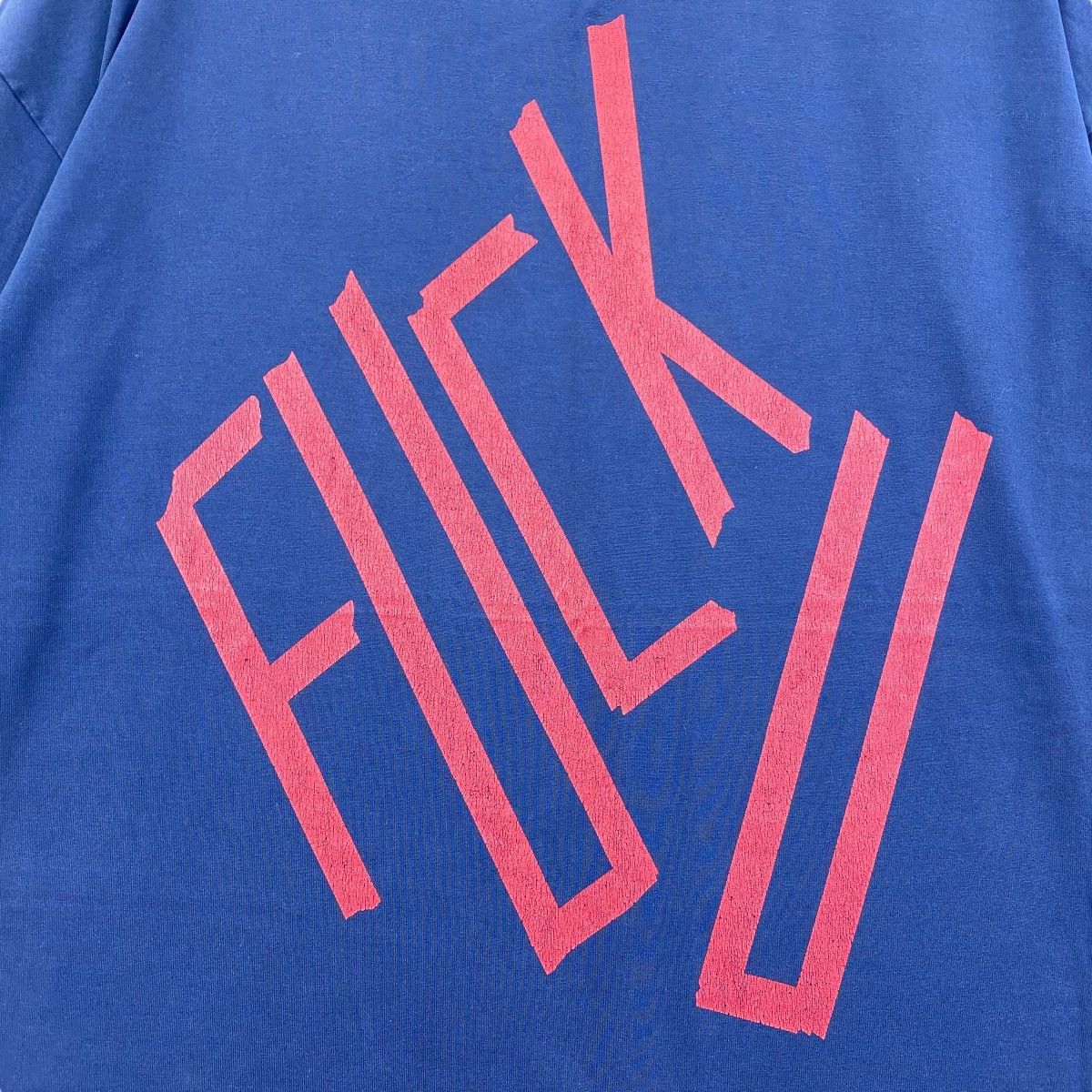 Lad Musician LAD MUSICIAN Fuck U Faded Tee Shirt Size US XL / EU 56 / 4 - 2 Thumbnail