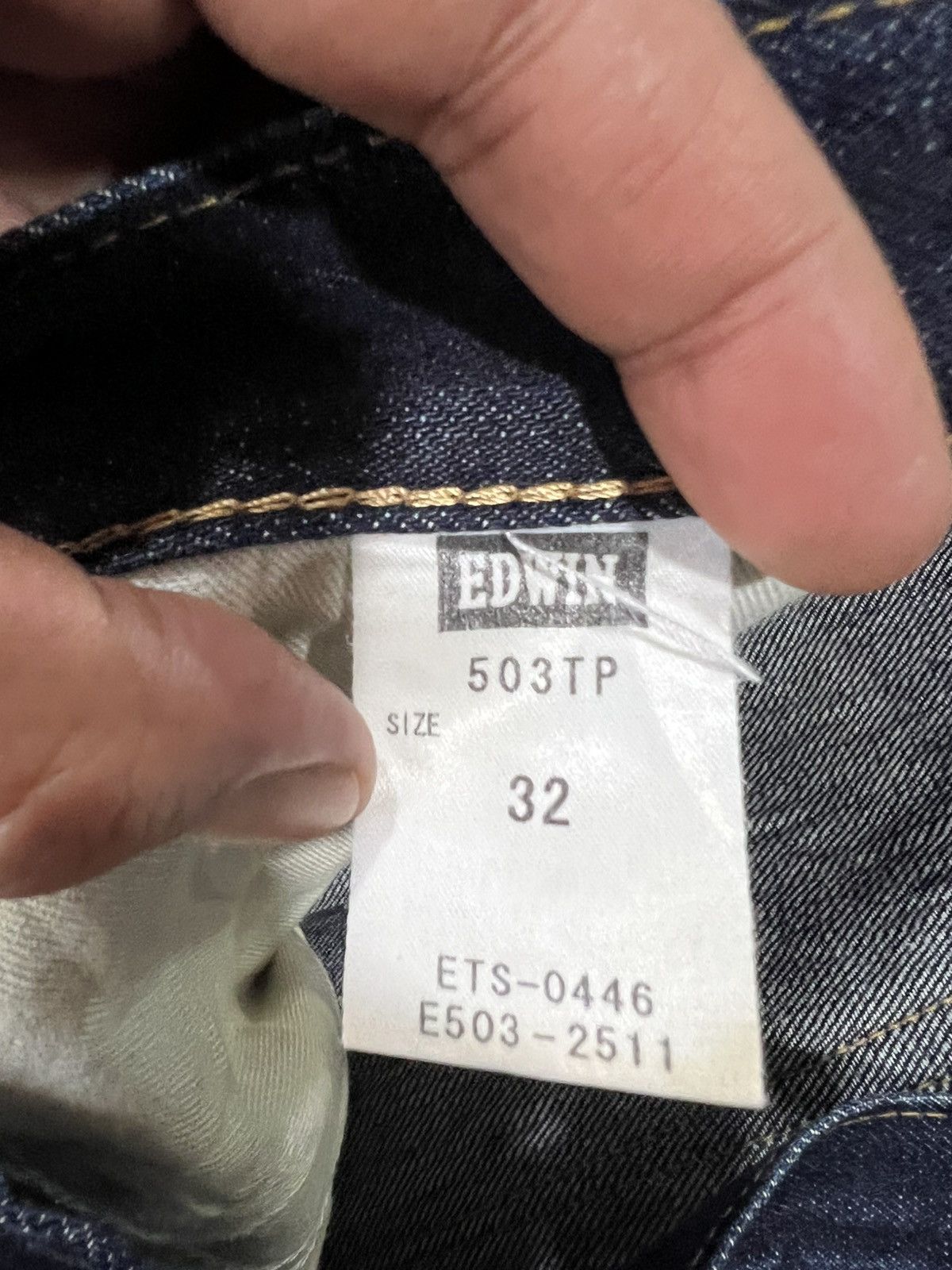 Edwin 🔥Vintage Edwin Flared Distressed Denim Size US 34 / EU 50 - 16 Thumbnail