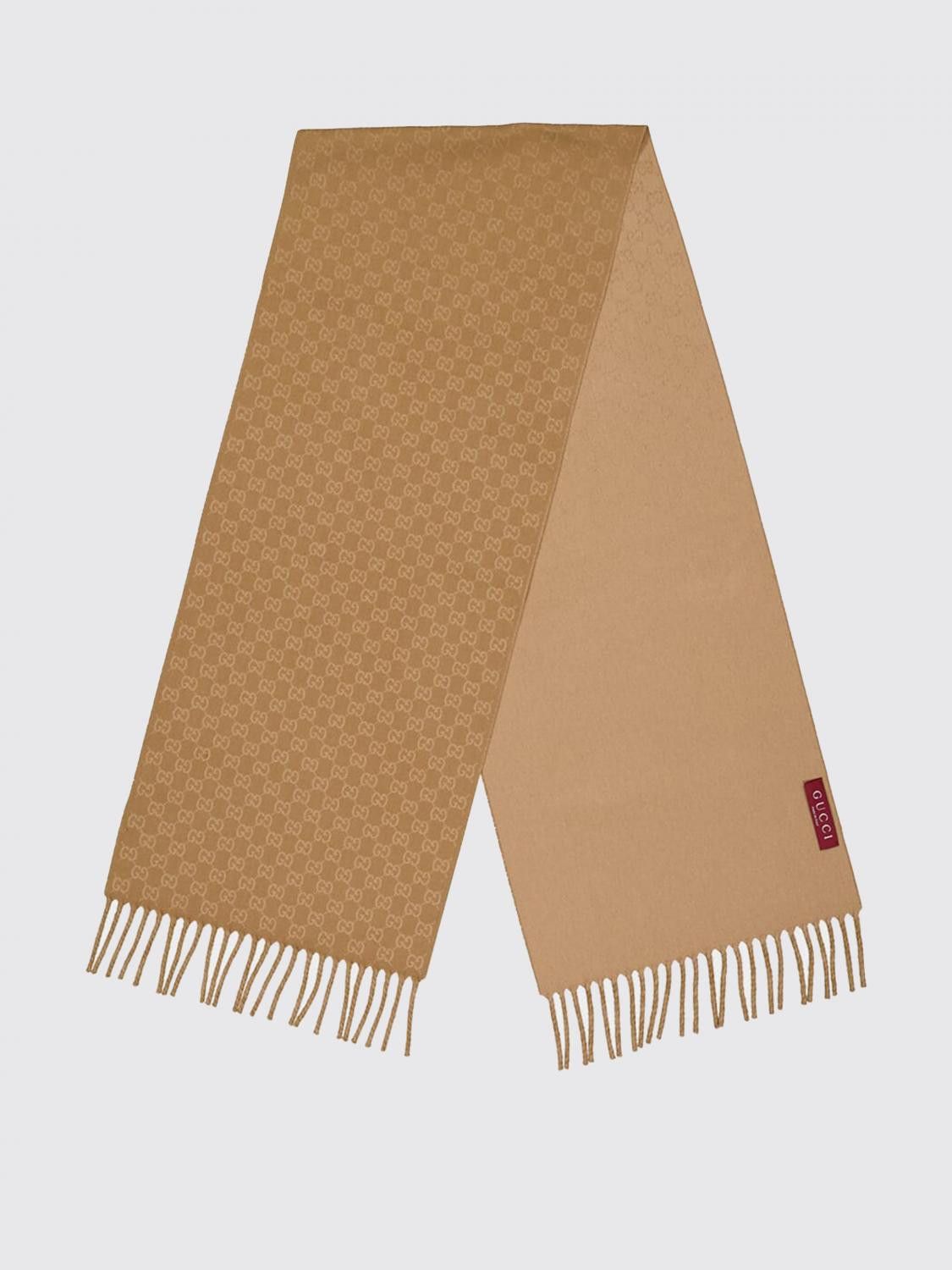 Gucci Gucci Scarf Men Camel Size ONE SIZE - 1 Thumbnail