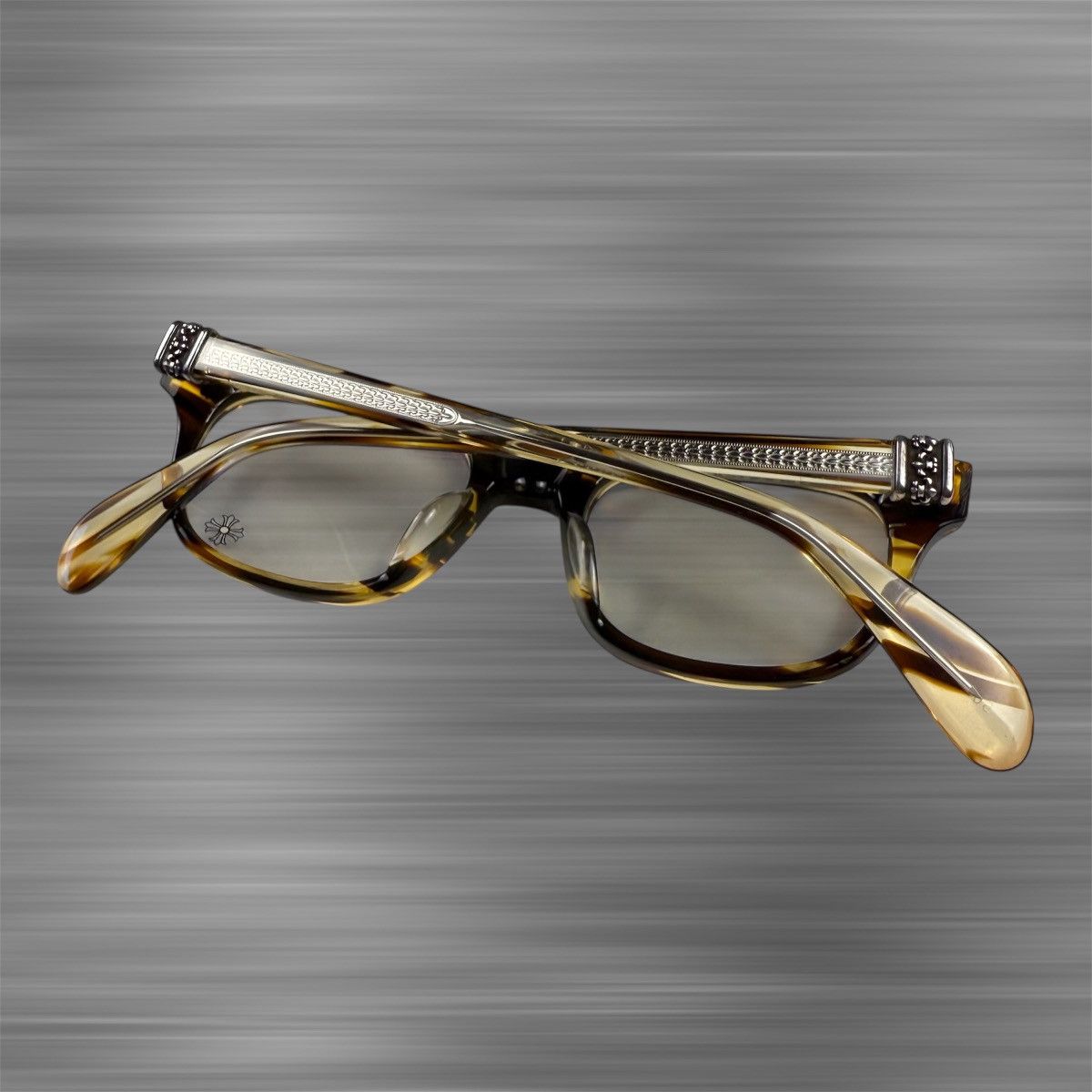 Chrome Hearts Chrome Hearts ‘Instabutt’ Fleur Tortoise Shell Size ONE SIZE - 4 Thumbnail