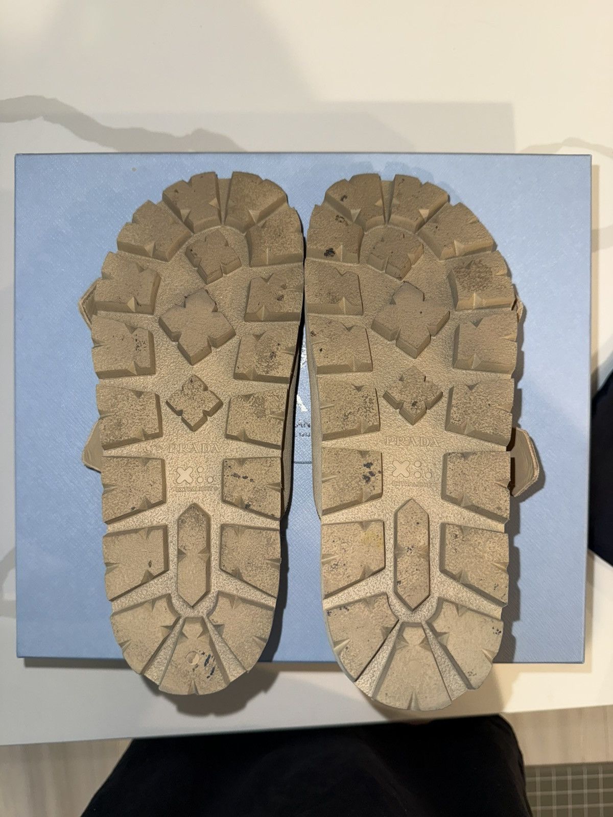 Prada Prada Suede Buckle Sandals Size US 8.5 / IT 38.5 - 12 Thumbnail