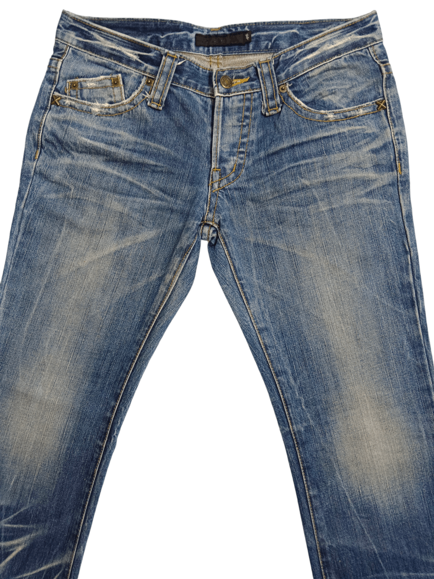 GOSTAR DE FUGA FUGA Seditionaries Low Rise Flare Denim Size US 30 / EU 46 - 4 Thumbnail