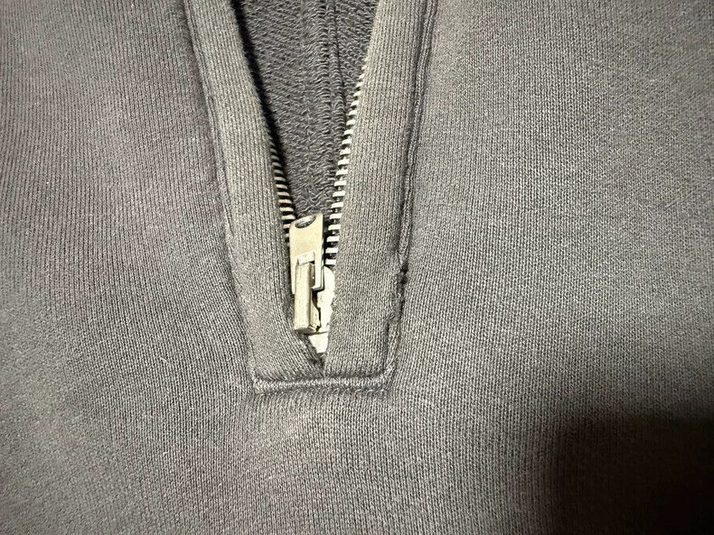 Fear of God Fear of God Washed black half-zip lambswool sweatshirt Size US M / EU 48-50 / 2 - 6 Thumbnail