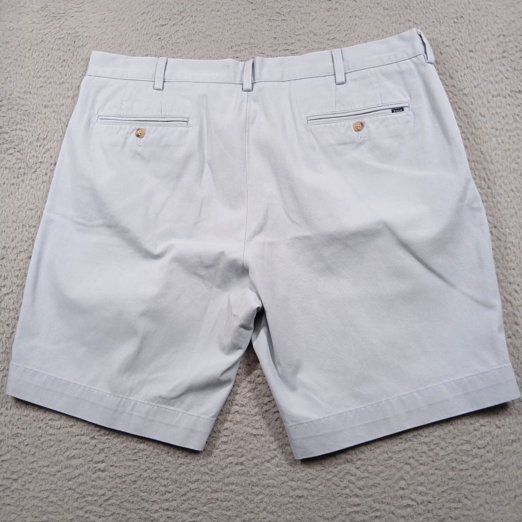 Polo Ralph Lauren Polo Ralph Lauren Classic Fit 9" Chino Shorts Men 38 Light Blue EUC Size US M / EU 48-50 / 2 - 3 Thumbnail