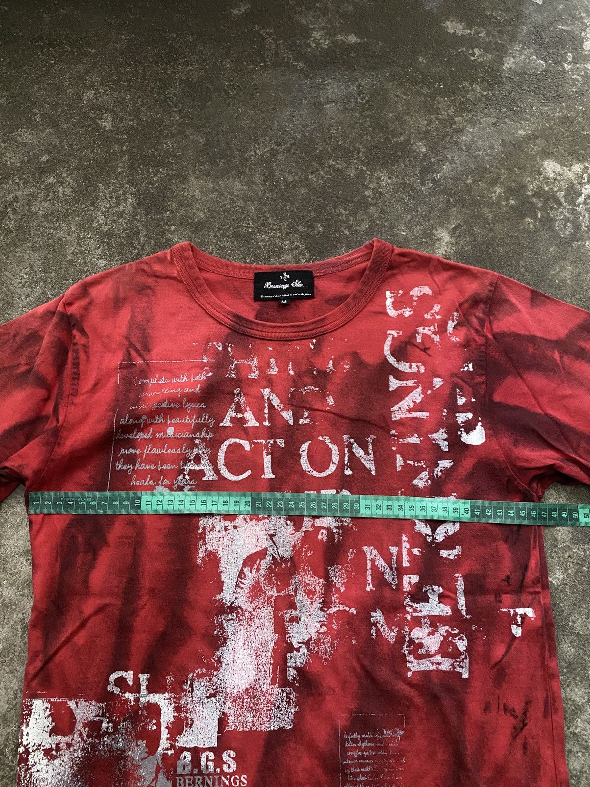 If Six Was Nine × Japanese Brand × Le Grande Bleu (L.G.B.) BERNINGS SHO POEM SMOKE TSHIRT Size US M / EU 48-50 / 2 - 10 Thumbnail