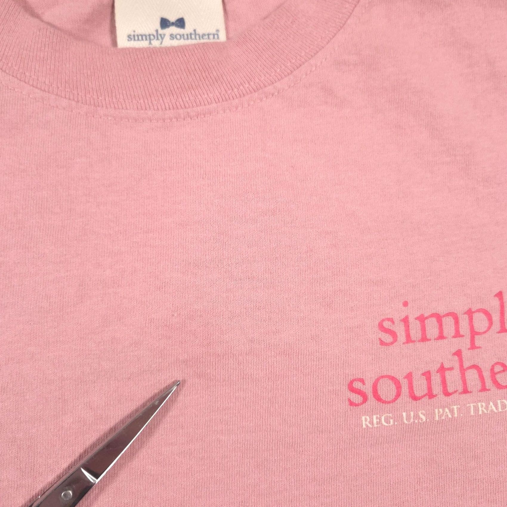 Pinko Simply Southern Shirt Womens Large Pink Tacos Cant Fix Long Sleeve Tee Top Size L / US 10 / IT 46 - 7 Thumbnail