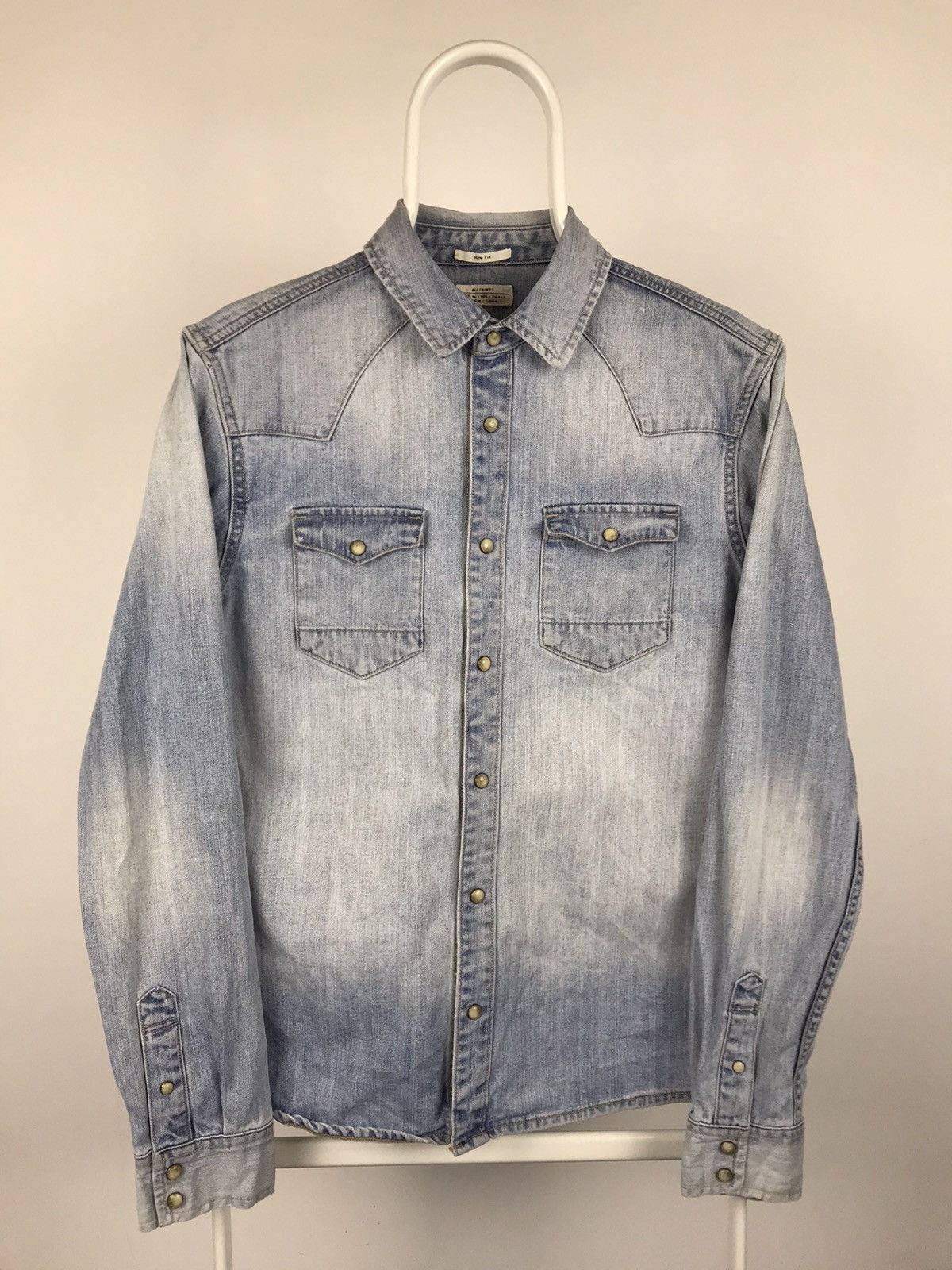 Allsaints All Saints Russ LS Shirt Long Sleeve Light Blue denim Size US S / EU 44-46 / 1 - 1 Thumbnail