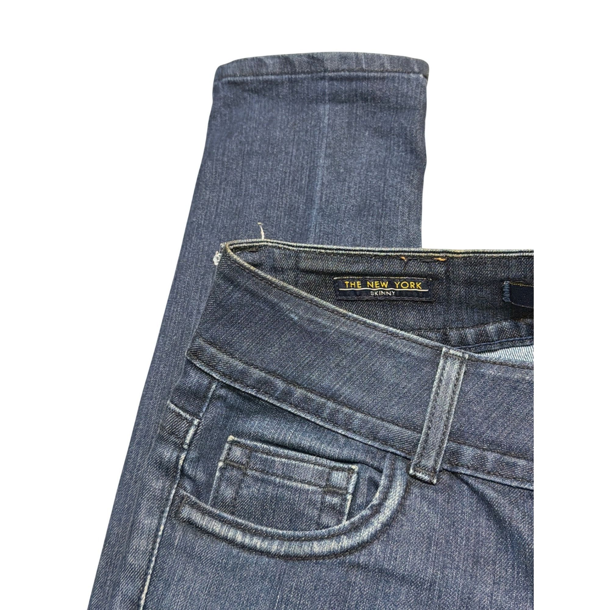 Other Vigoss Studio New York Skinny Jeans Dark Wash Denim 2 Button Size 27" / US 4 / IT 40 - 2 Thumbnail