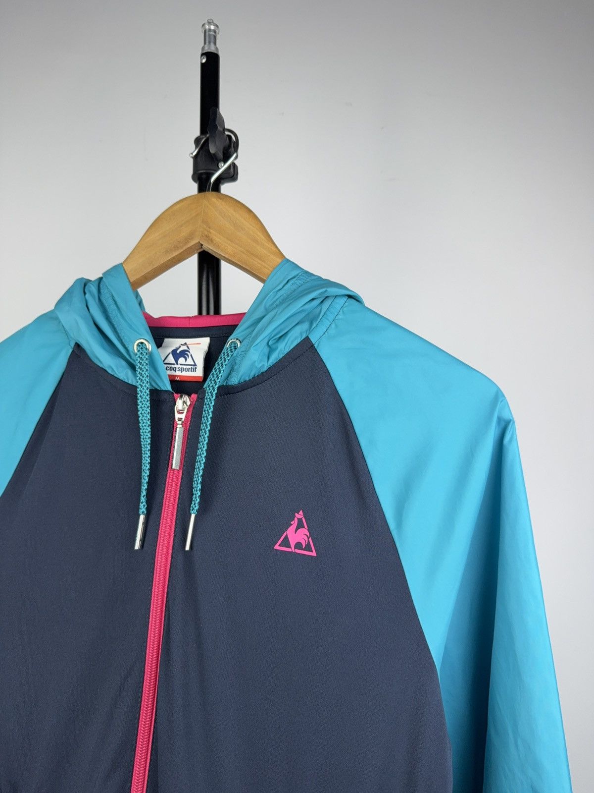 Le Coq Sportif Retro 00s Le Coq Sportif Colorblock Windbreaker Jacket M Size M / US 6-8 / IT 42-44 - 3 Thumbnail